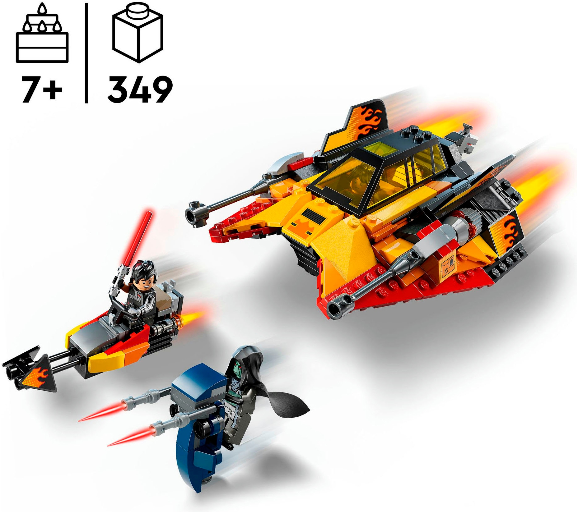 LEGO® Pions de construction »The Force Burner Snowspeeder (75414), LEGO Star Wars™« Made in Europe