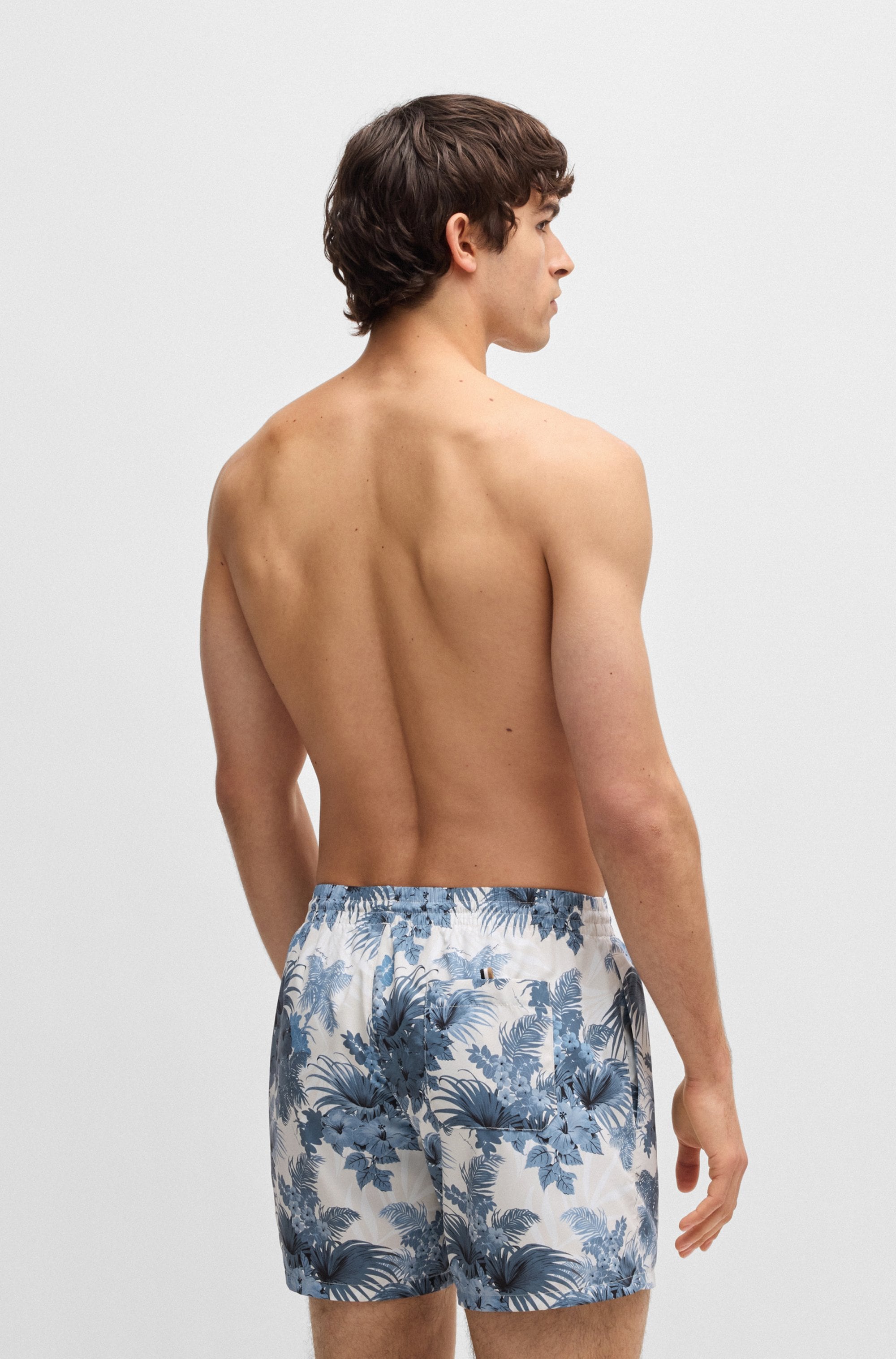 BOSS Badeshorts »Piranha«, mit buntem Alloverdruck