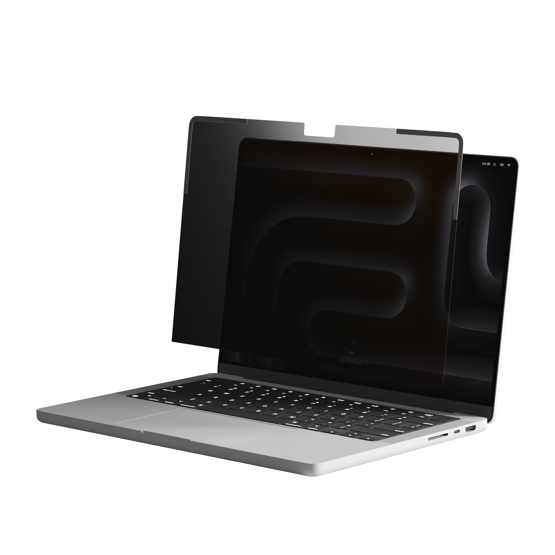 Targus Displayschutzglas »Magnetic Privacy Screen«, für Apple MacBook Pro 14, Blickschutzfolie, Schutzfolie, Bildschirmschutz, kratz- & stossfest