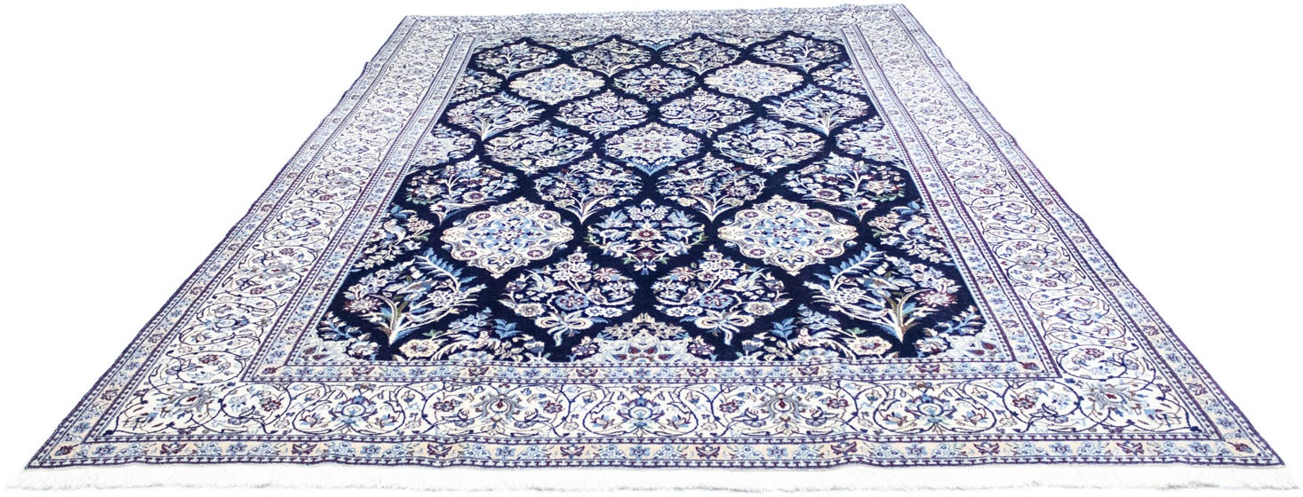 Image of morgenland Teppich »Nain 9la Teppich handgeknüpft blau«, rechteckig, 8 mm Höhe bei Ackermann Versand Schweiz