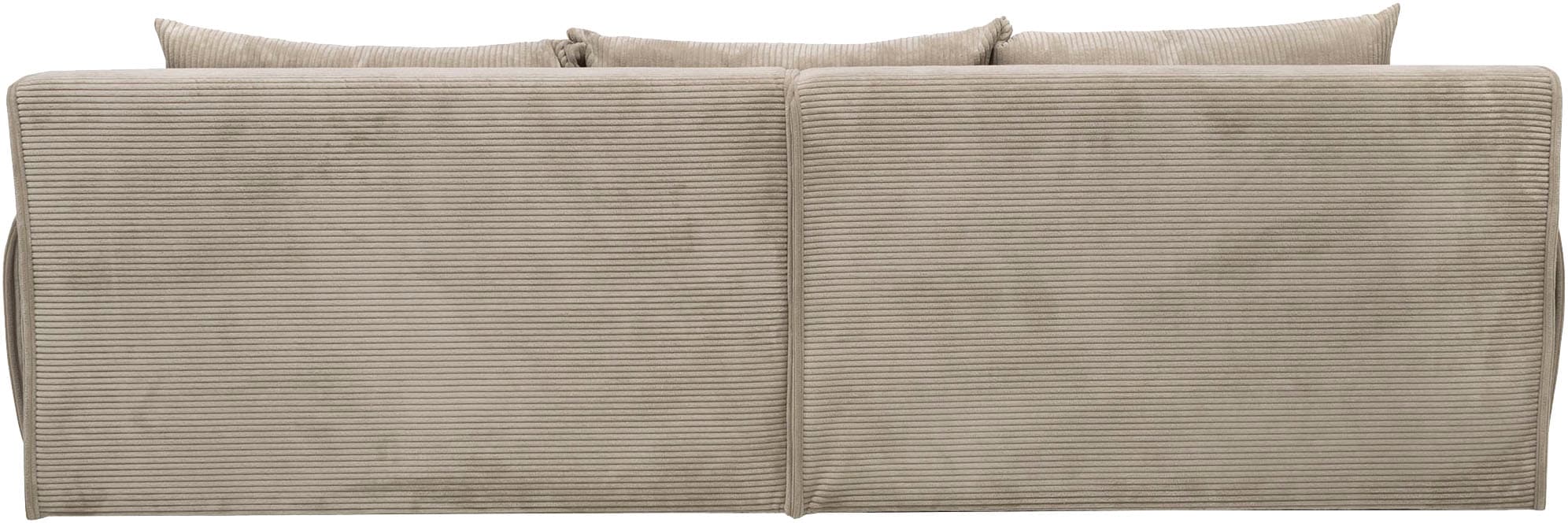 Home affaire Big-Sofa »Katja, B: 275 cm - OTTO. Verlässliche Qualität.« Mega-Sofa mit 4 Zierkissen