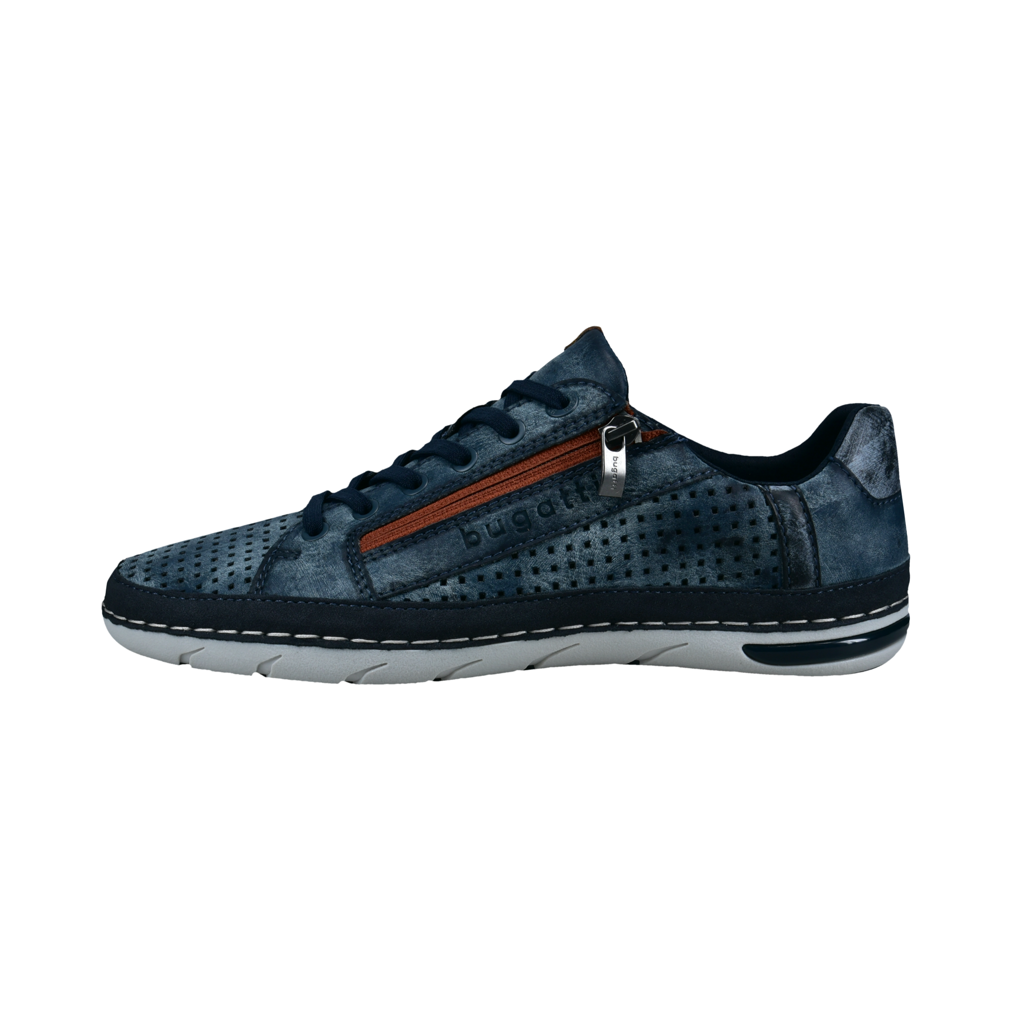 bugatti Sneaker  Halbschuh, Freizeitschuh mit praktischem Reissverschluss