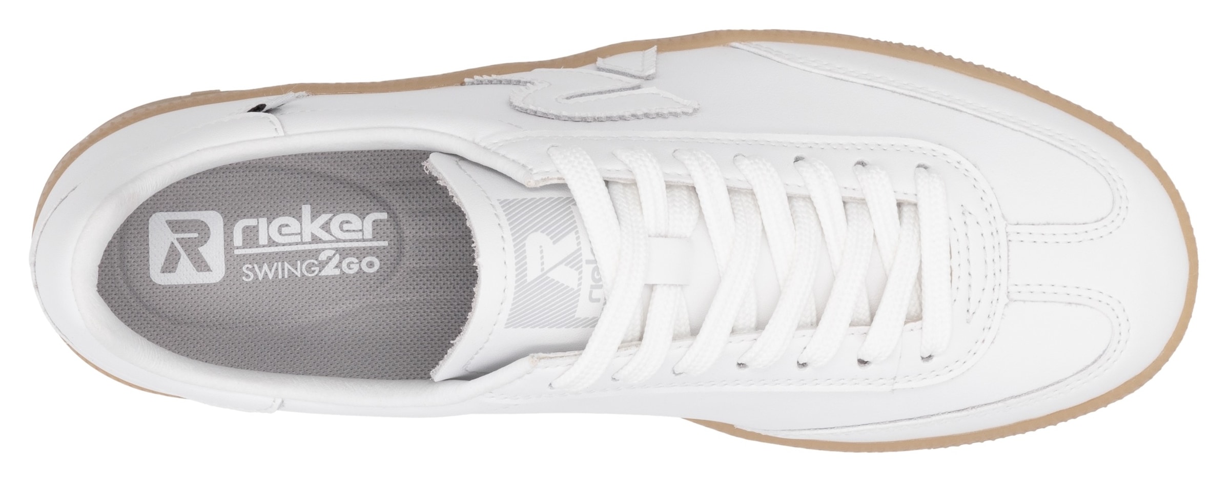 RIEKER Sport Sneakers »San Diego Swing2GO«  Retro-Sneaker, Freizeitschuh, Halbschuh mit herausnehmbarem Fussbett