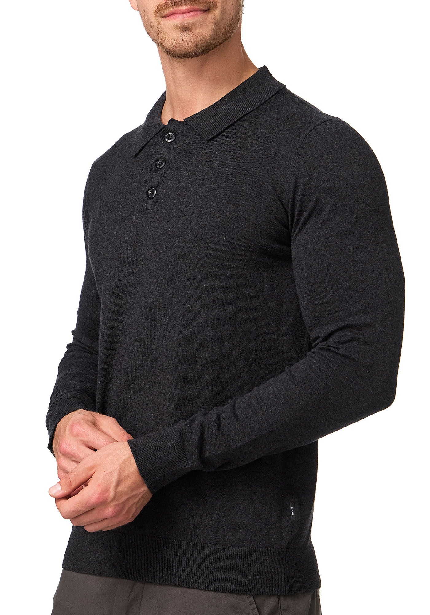 Indicode Pull à col polo »INBarner«