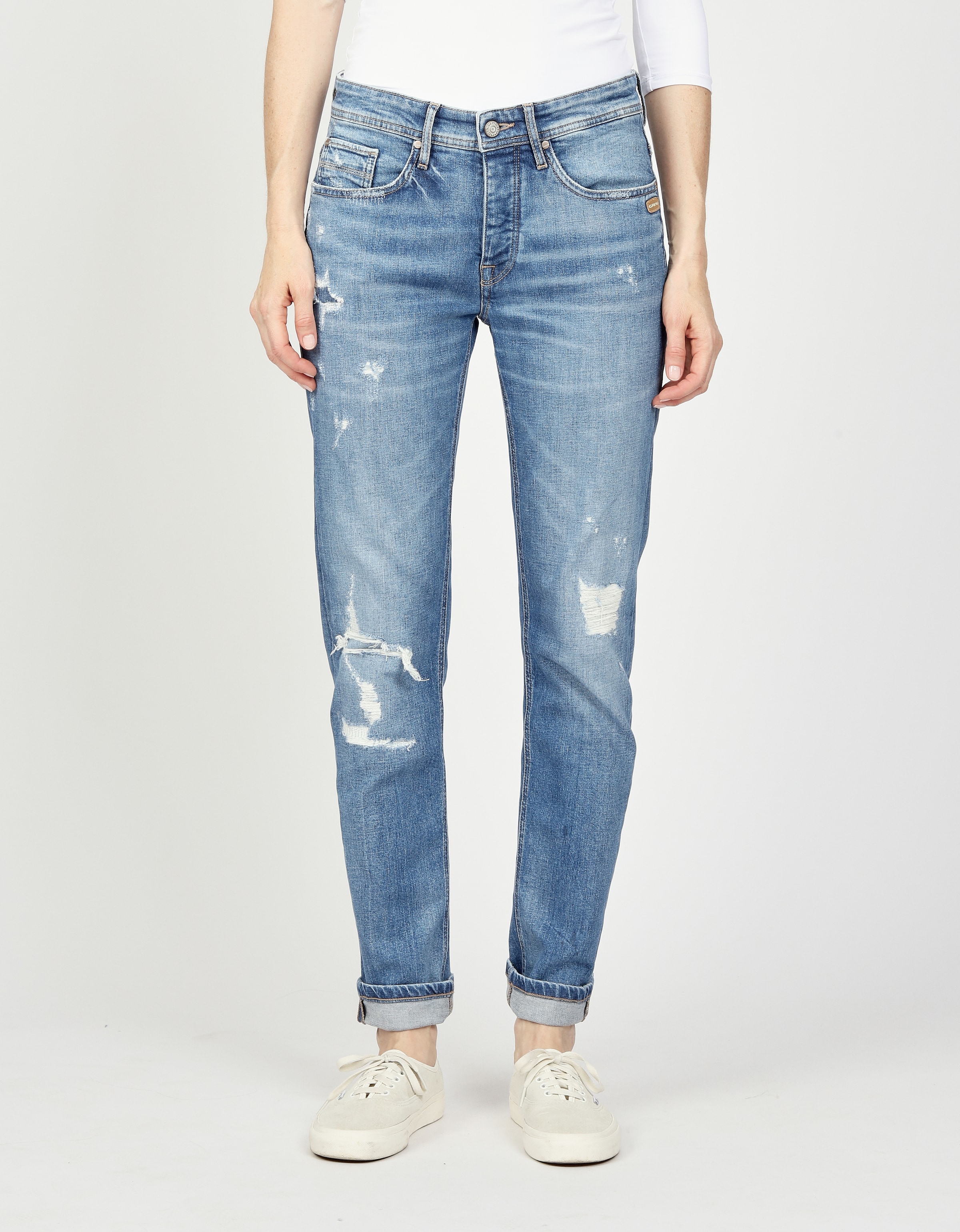 Image of GANG Boyfriend-Jeans "94NICA" im lässigen Boyfriend-Look