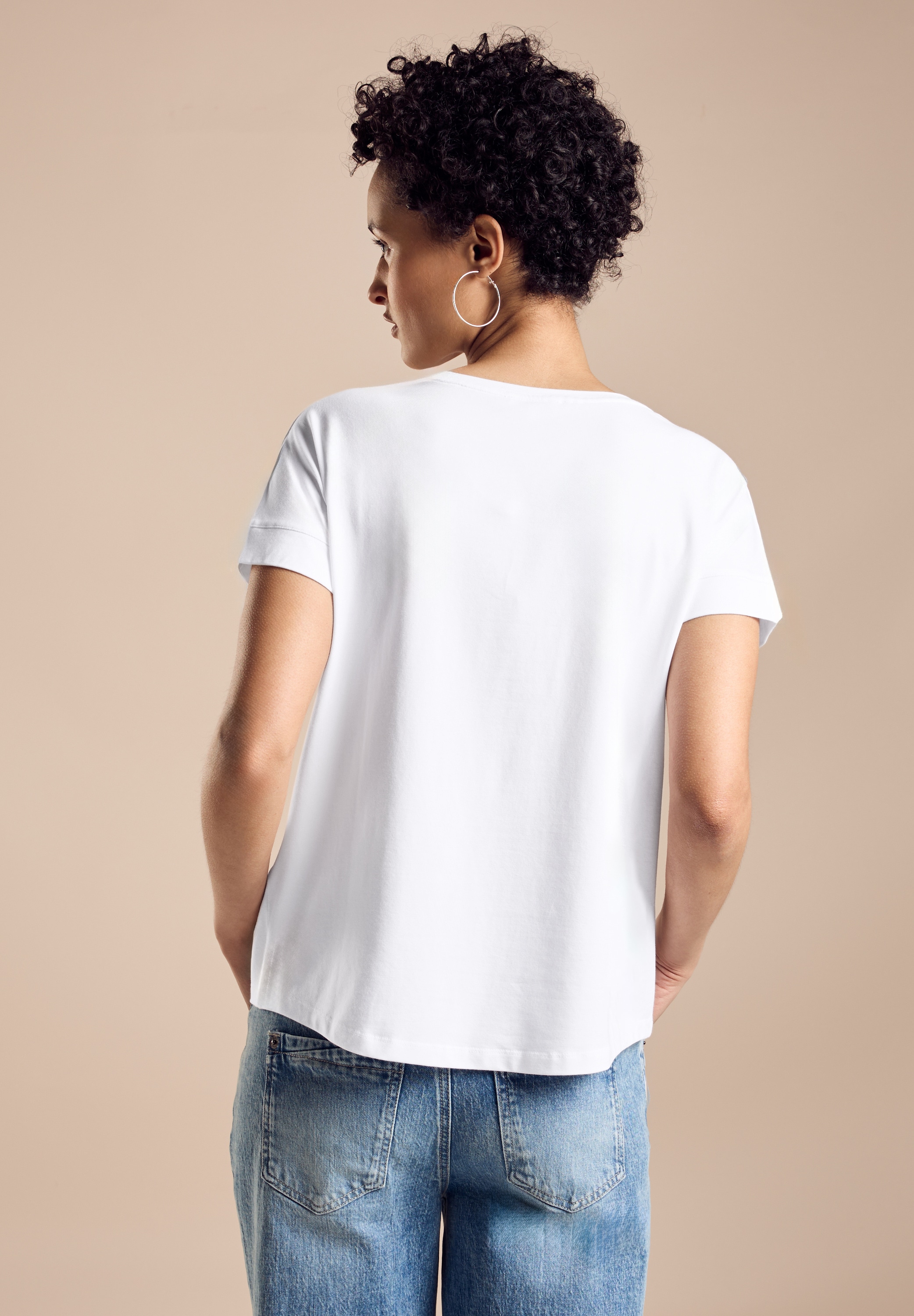 STREET ONE Shirttop, mit Wording