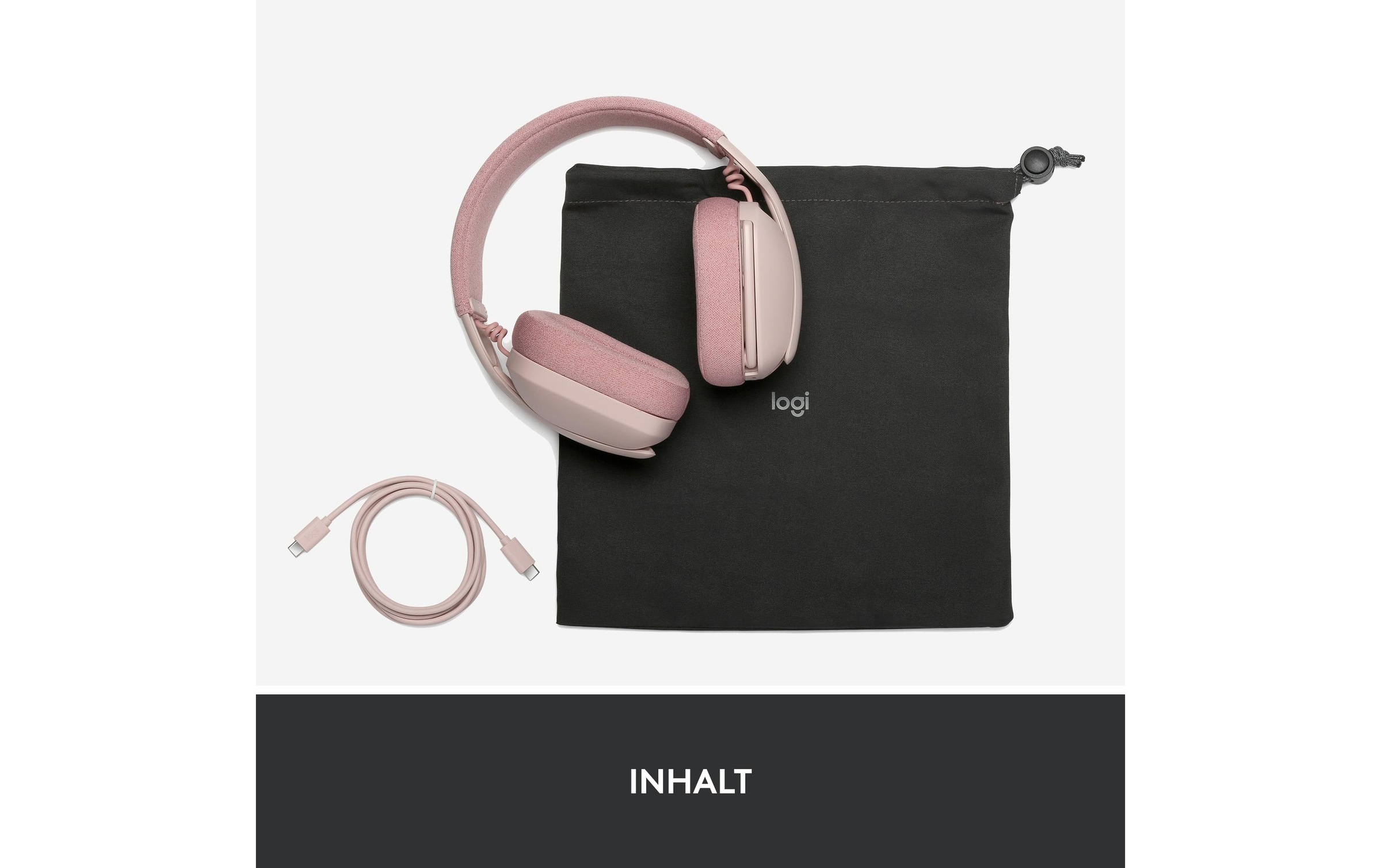 Logitech Headset »Headset Zone Vibe 100 rose«