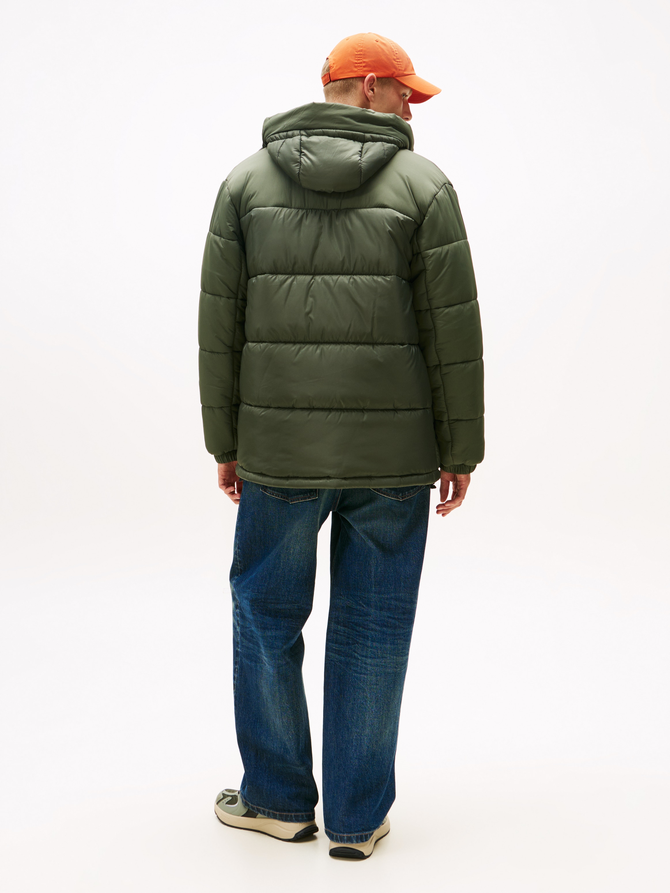 Tommy Jeans Manteau matelassé »FABRIC MIXED PARKA« coupe régulière avec capuche