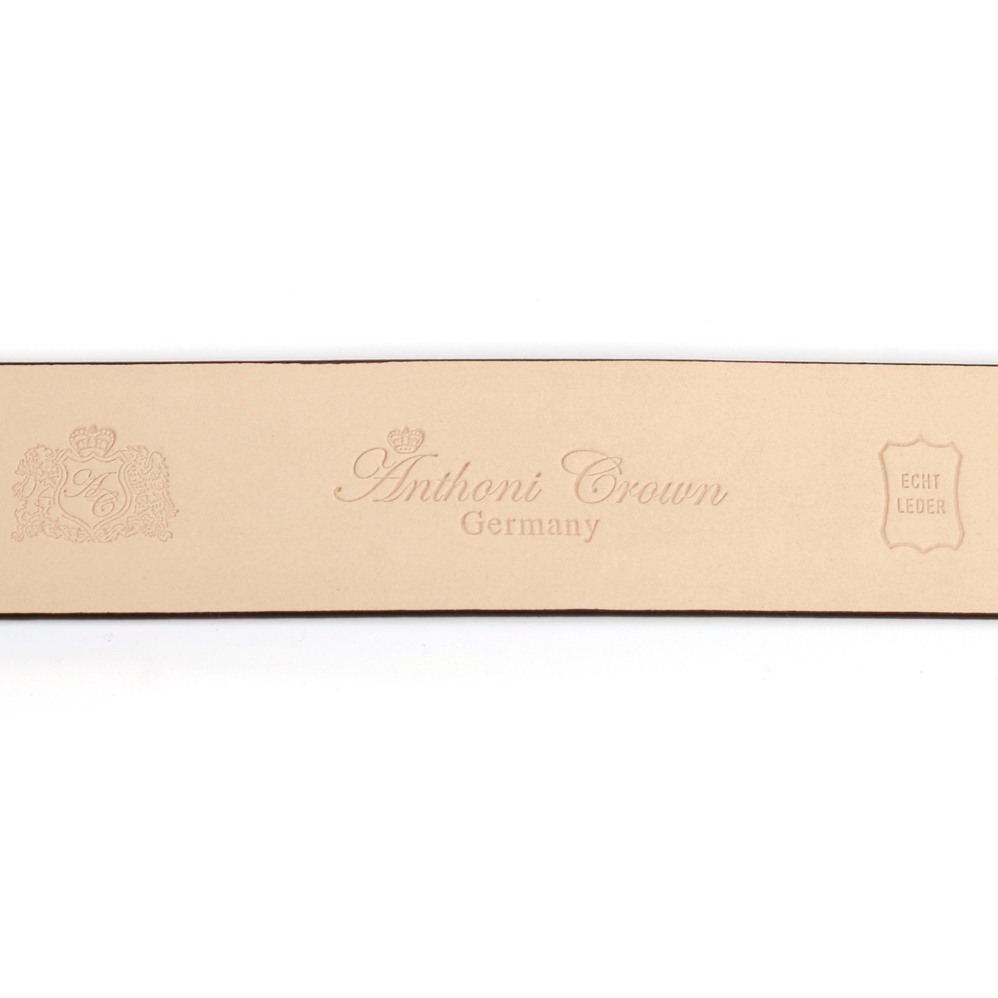 Anthoni Crown Ceinture en cuir Traumhafter Automatik Lackgürtel, kleine Herzen