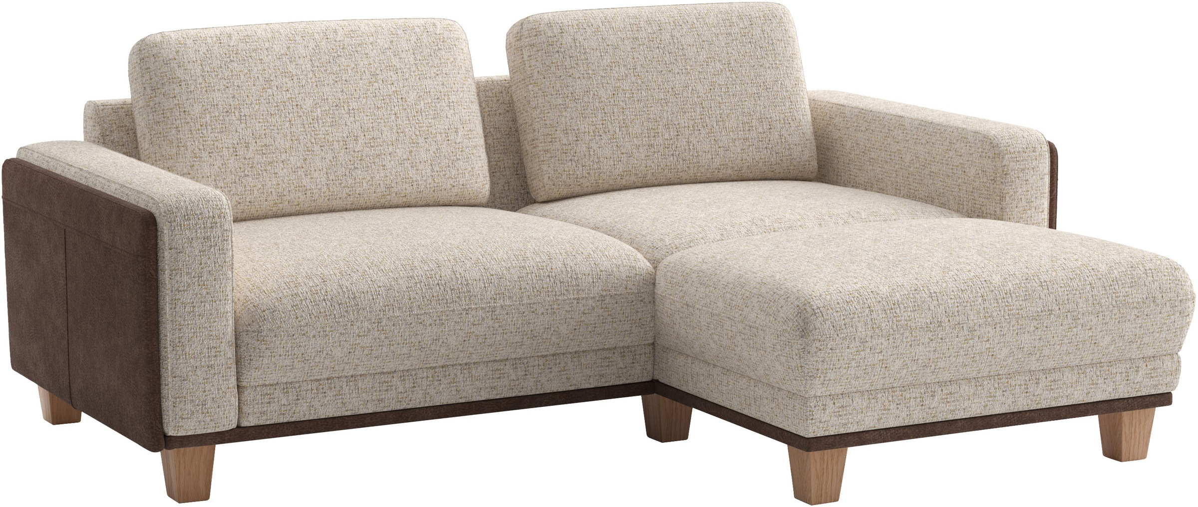 sit&more Ecksofa »Concept« Modernes Sofa in drei Fussfarben zur Auswahl