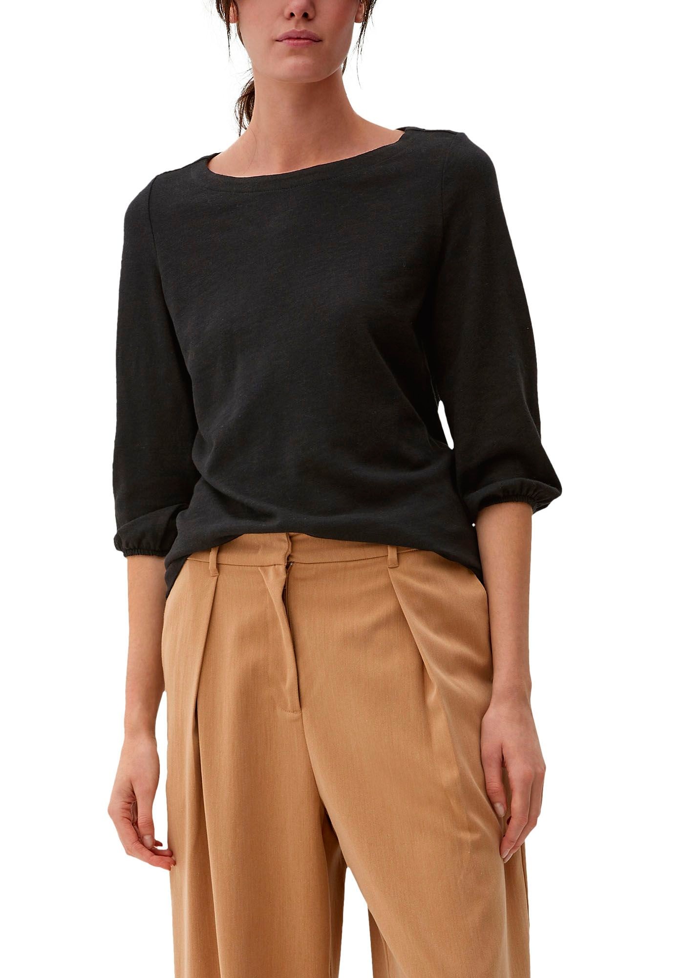 Image of s.Oliver 3/4-Arm-Shirt, mit Puffärmeln bei Ackermann Versand Schweiz