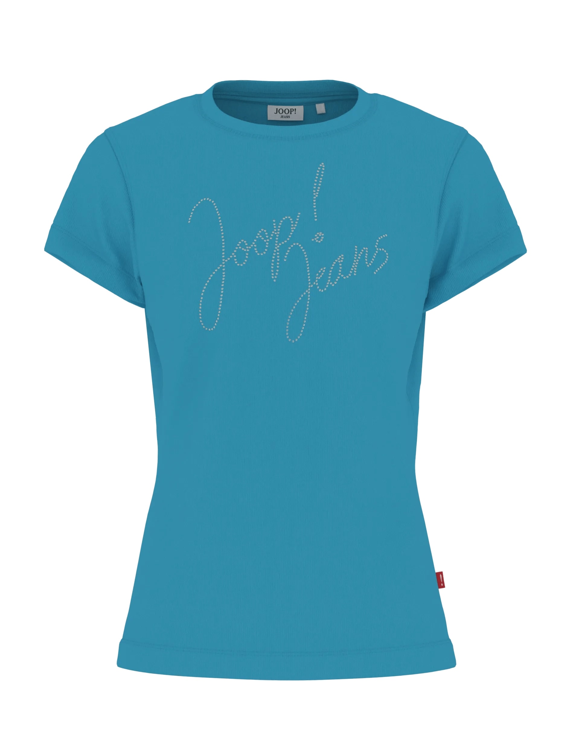 Image of JOOP T-Shirt "Tineta" mit appliziertem Logo in Glitzeroptik