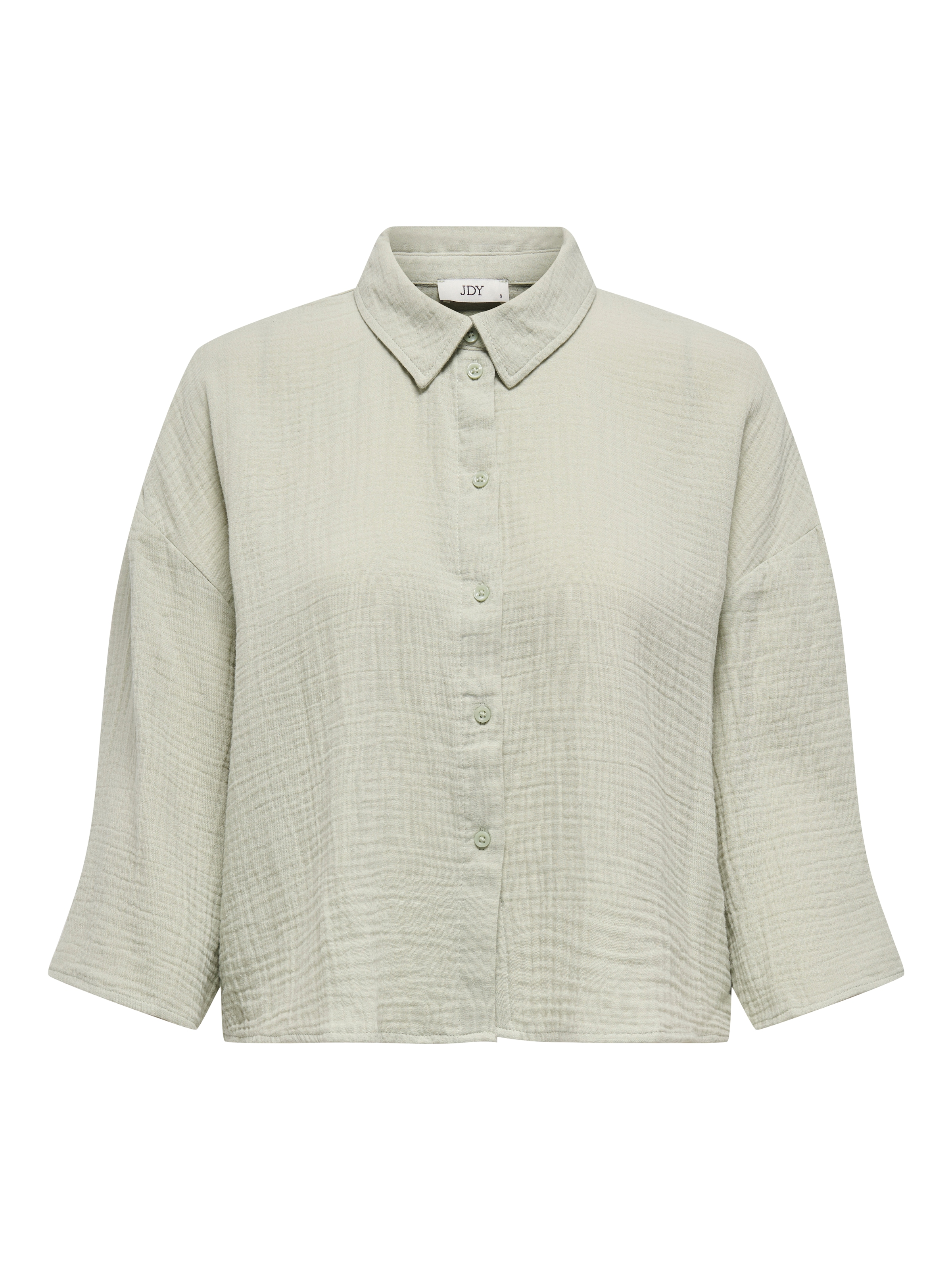 JDY Blouse chemise »JDYTHEIS LIFE 3/4 CROP SHIRT WVN NOOS« Baumwolle, regular fit
