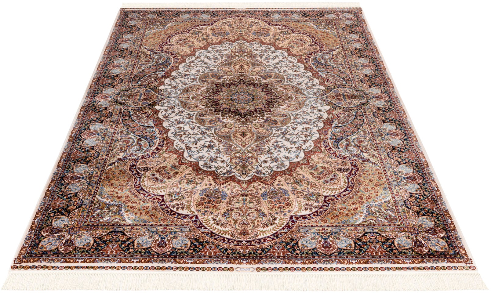 Image of Obsession Teppich "My Babylon of Obsession 302" rechteckig 8 mm Höhe Kurzflor, Orient-Optik, mit Fransen, besonders hohe Knotendichte