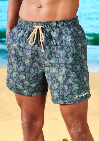 : short de bain avec dégradé de couleurs effet batik