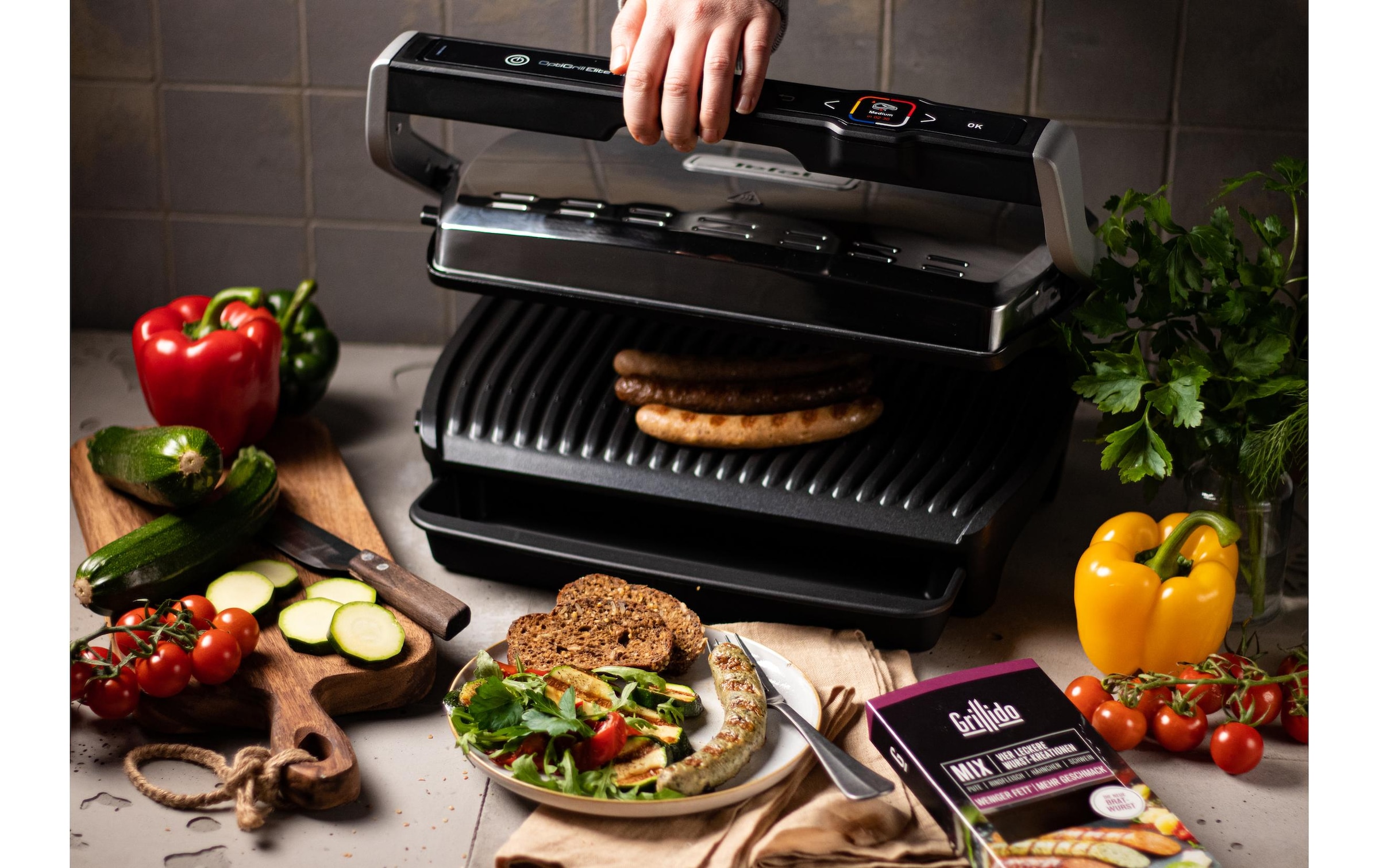 Tefal Kontaktgrill »Optigrill Elite«, 2200 W