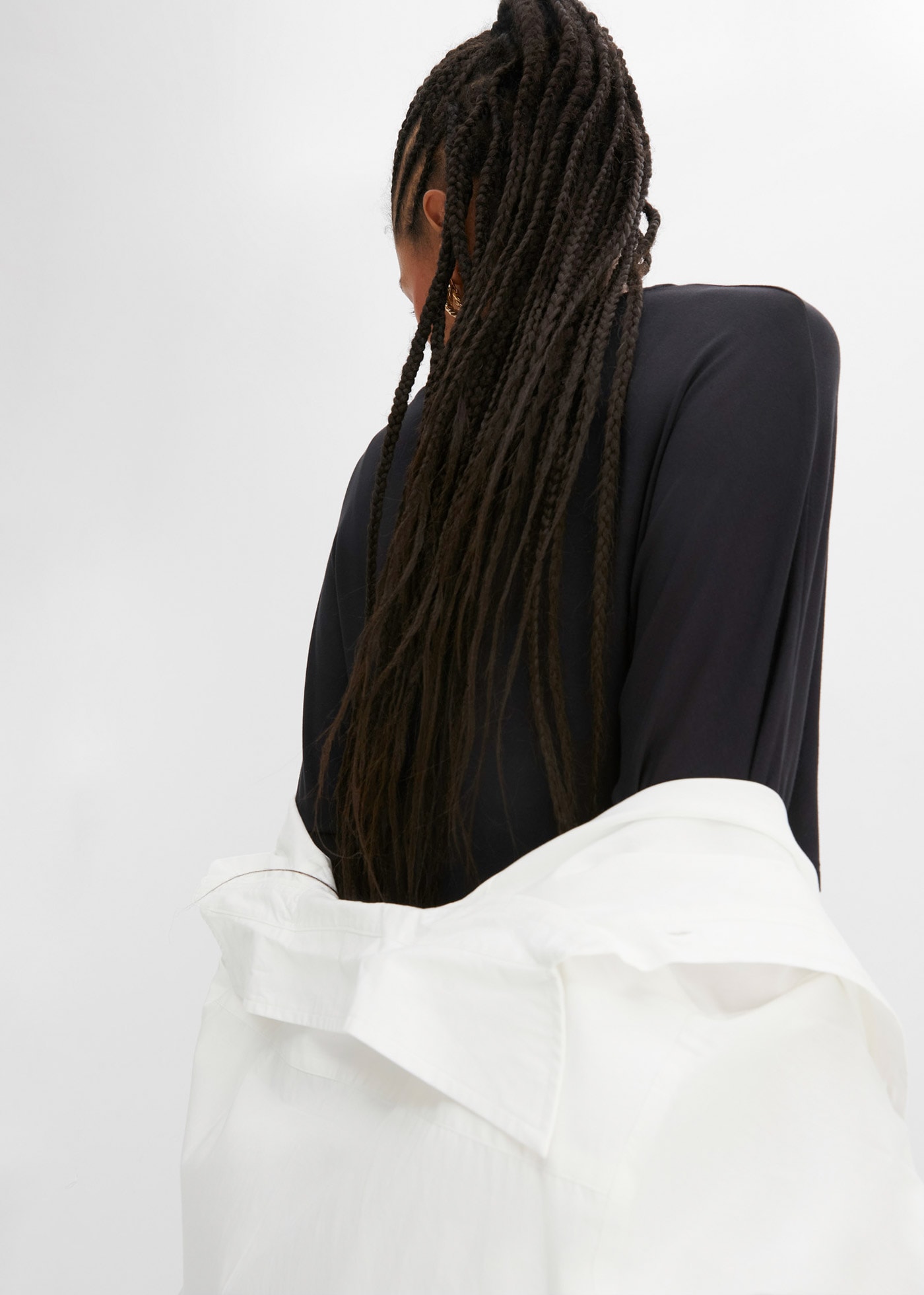 bonprix T-shirt »Long-Shirt aus nachhaltigem Viskose-Mix« Oversize-Passform, Halbarm-Design, aus Viskose-Mix mit Elasthan