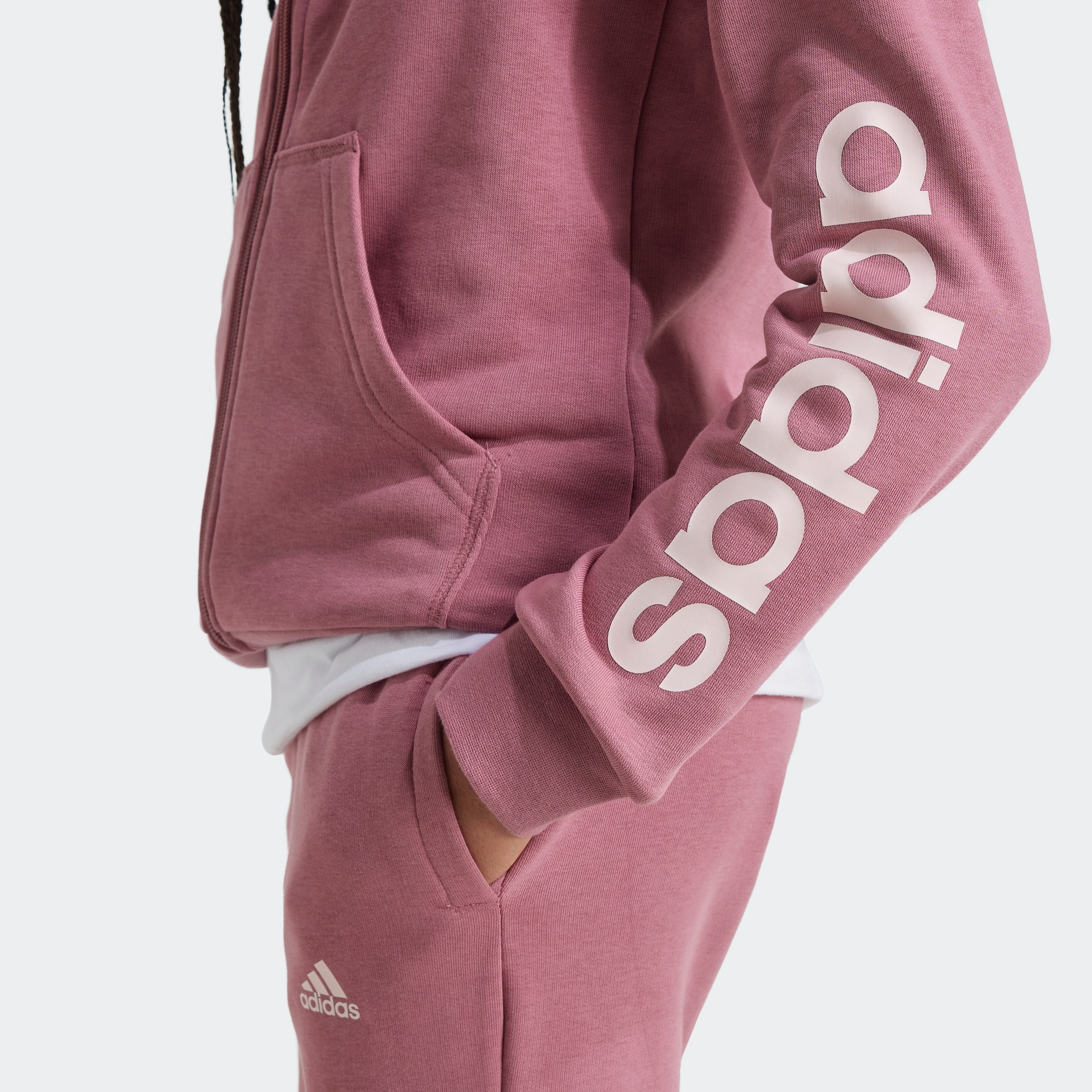 adidas Sportswear Kapuzensweatjacke »ESSENTIALS LINEAR LOGO KAPUZENJACKE«