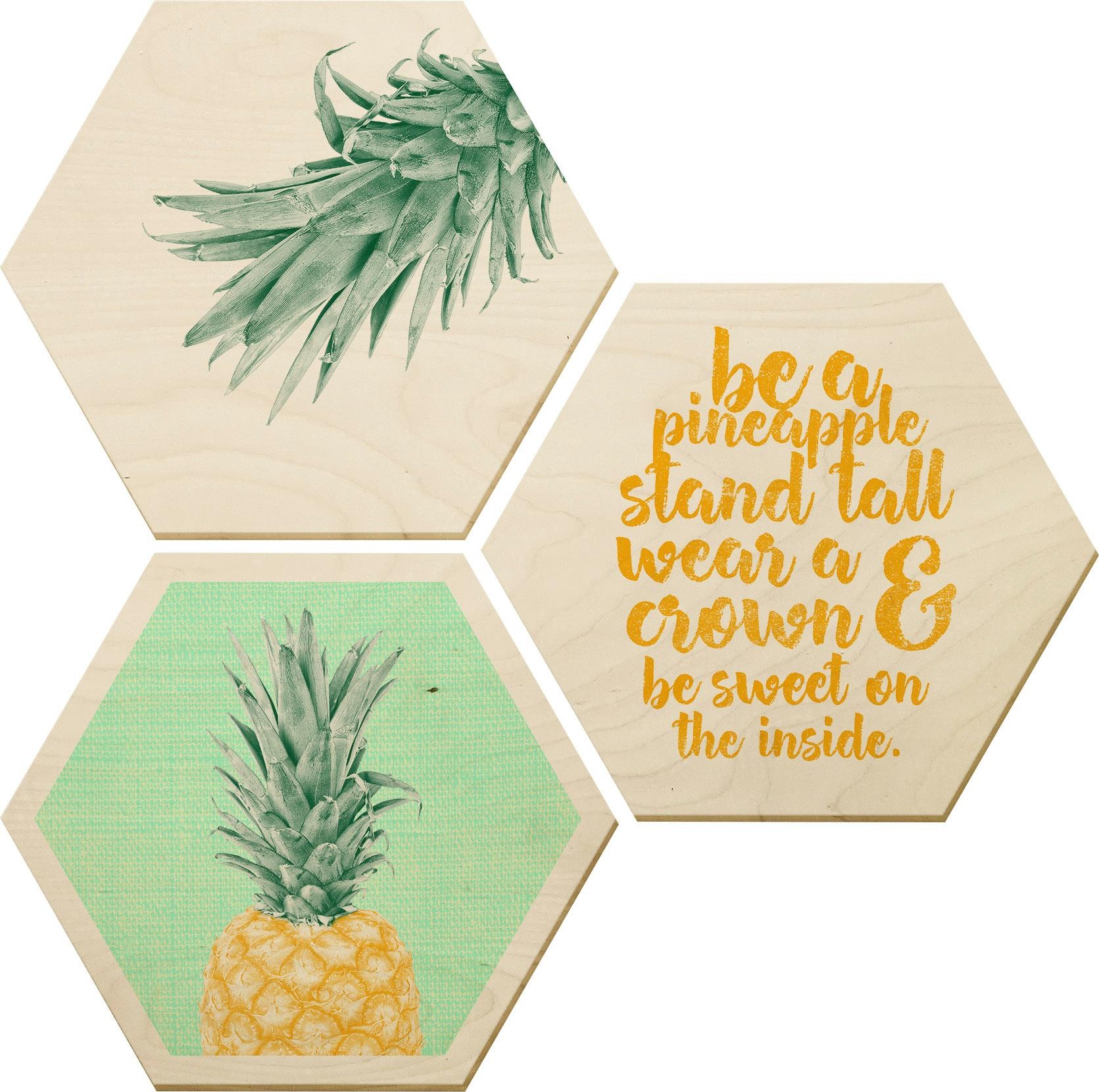 Image of Wall-Art Bilder-Collage »Ananas«, (Set) bei Ackermann Versand Schweiz