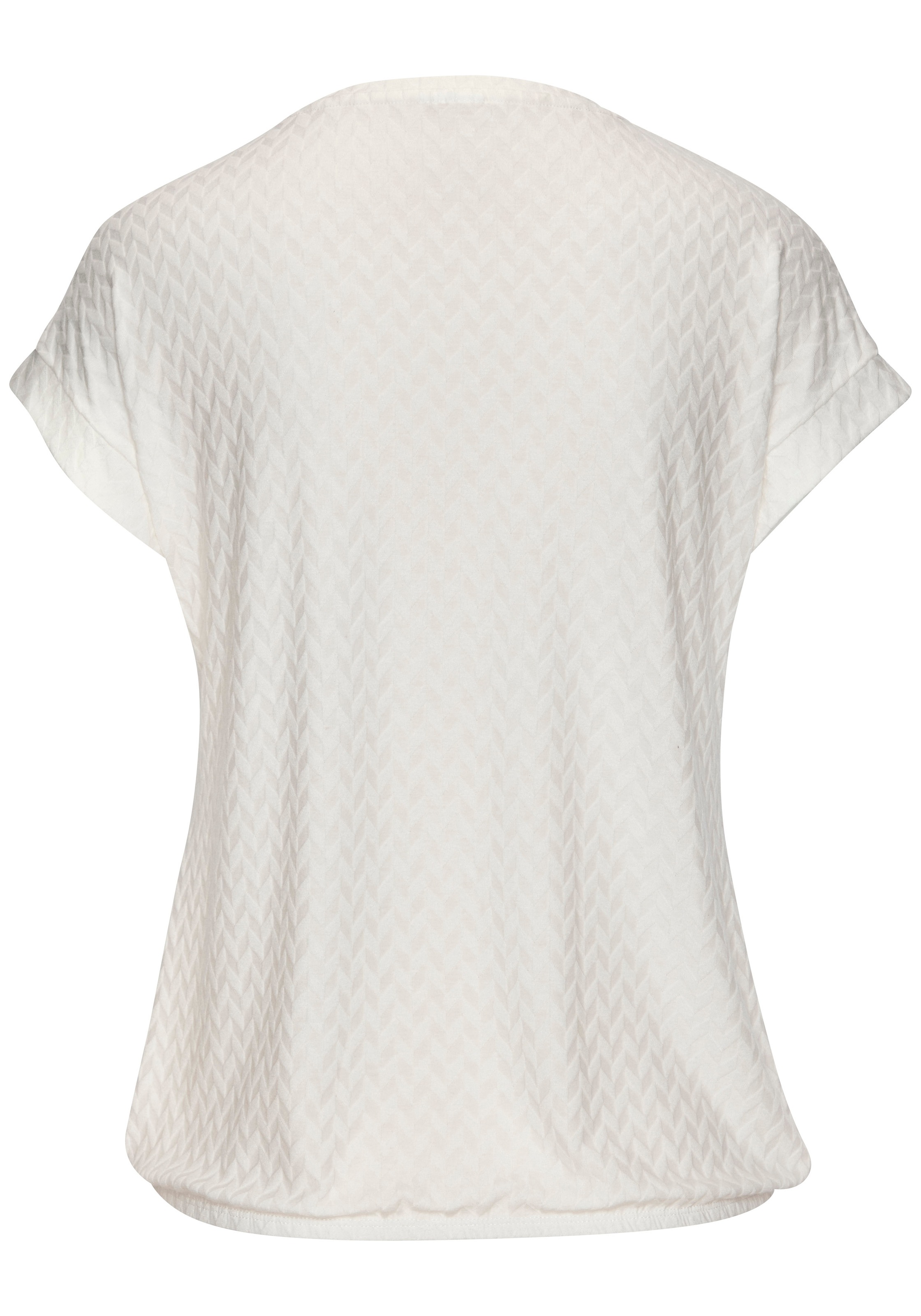 Vivance Kurzarmshirt »mit modischem Jacquard-Muster« Packung,  mit schönem Jacqaurdmuster