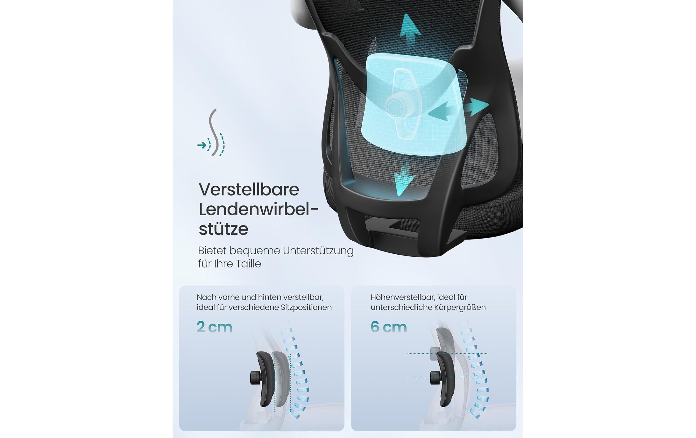 SONGMICS Bürostuhl »mit Armlehnen« ()