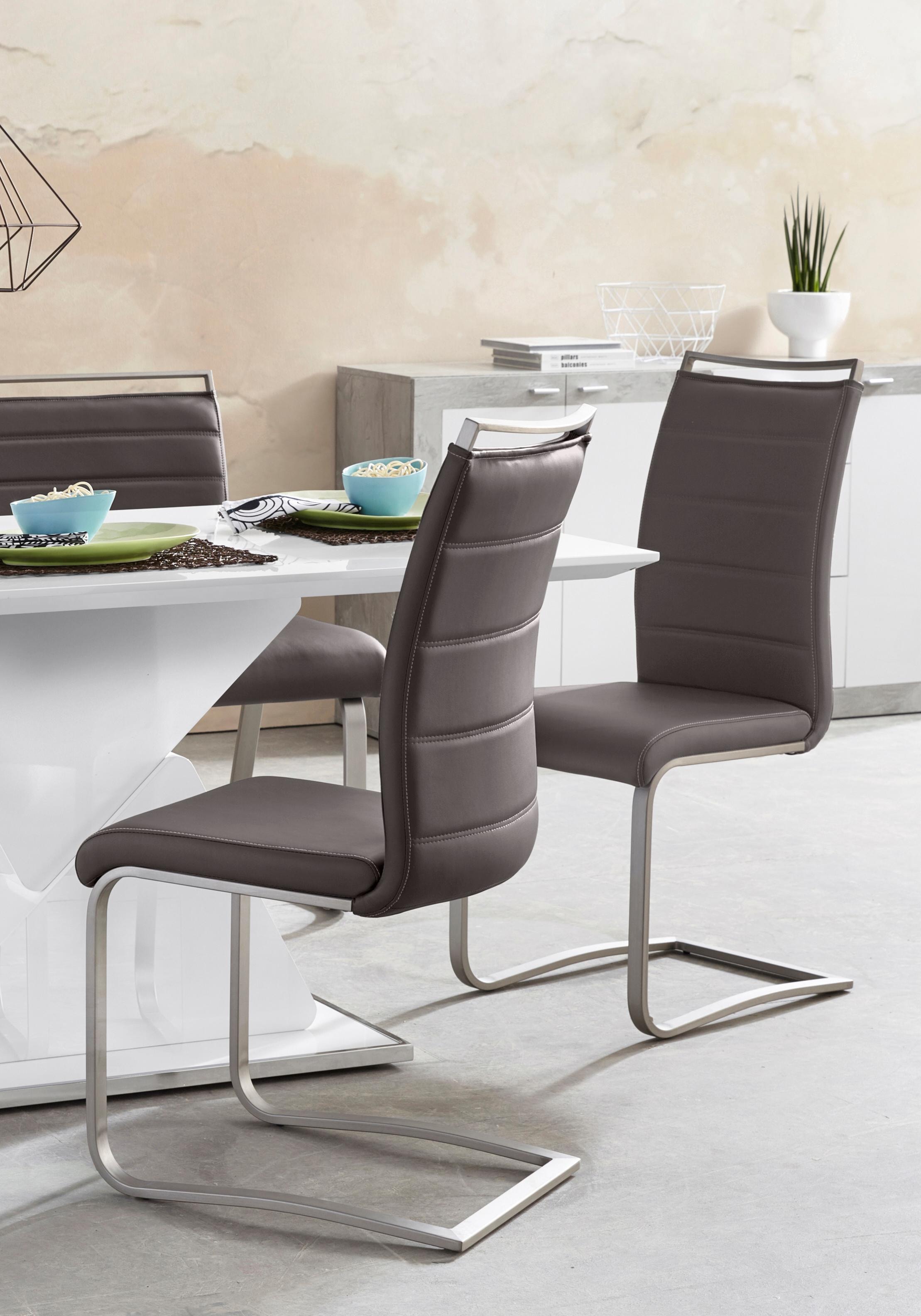 MCA furniture Freischwinger »Pescara«, (Set), 2 St., Kunstleder, Stuhl  belastbar bis 120 Kg jetzt kaufen