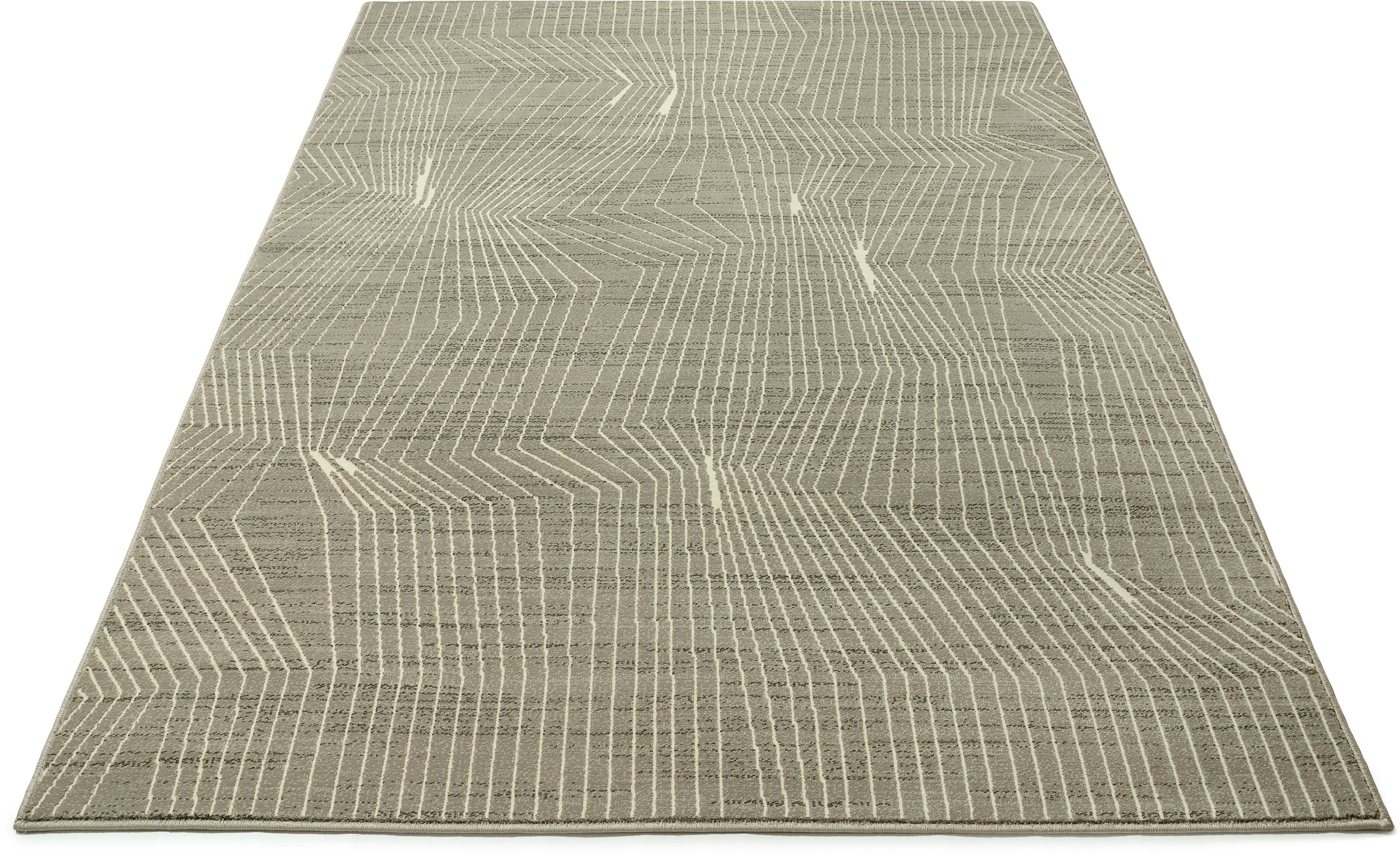 Image of Home affaire Teppich »Simion«, rechteckig, 8 mm Höhe, grafisches Design, gestreift, Kurzflor, idealer Teppich für Wohnzimmer & Schlafzimmer bei Ackermann Versand Schweiz