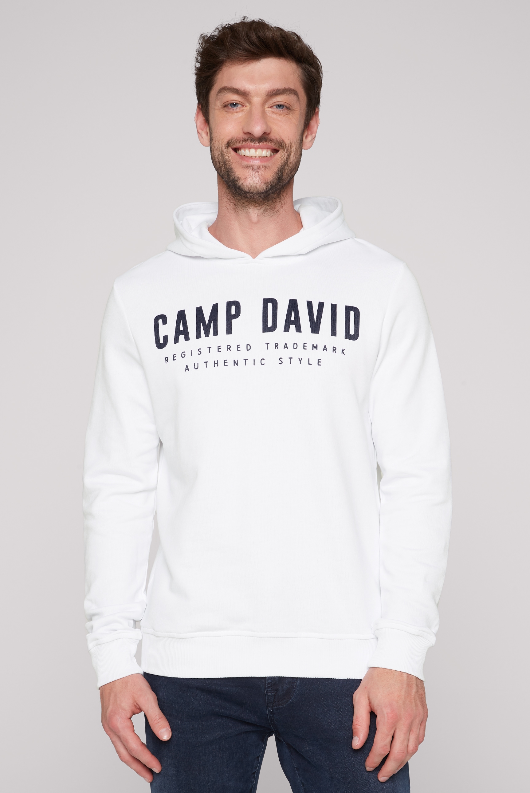 Kapuzensweatshirt, mit Logo-Print