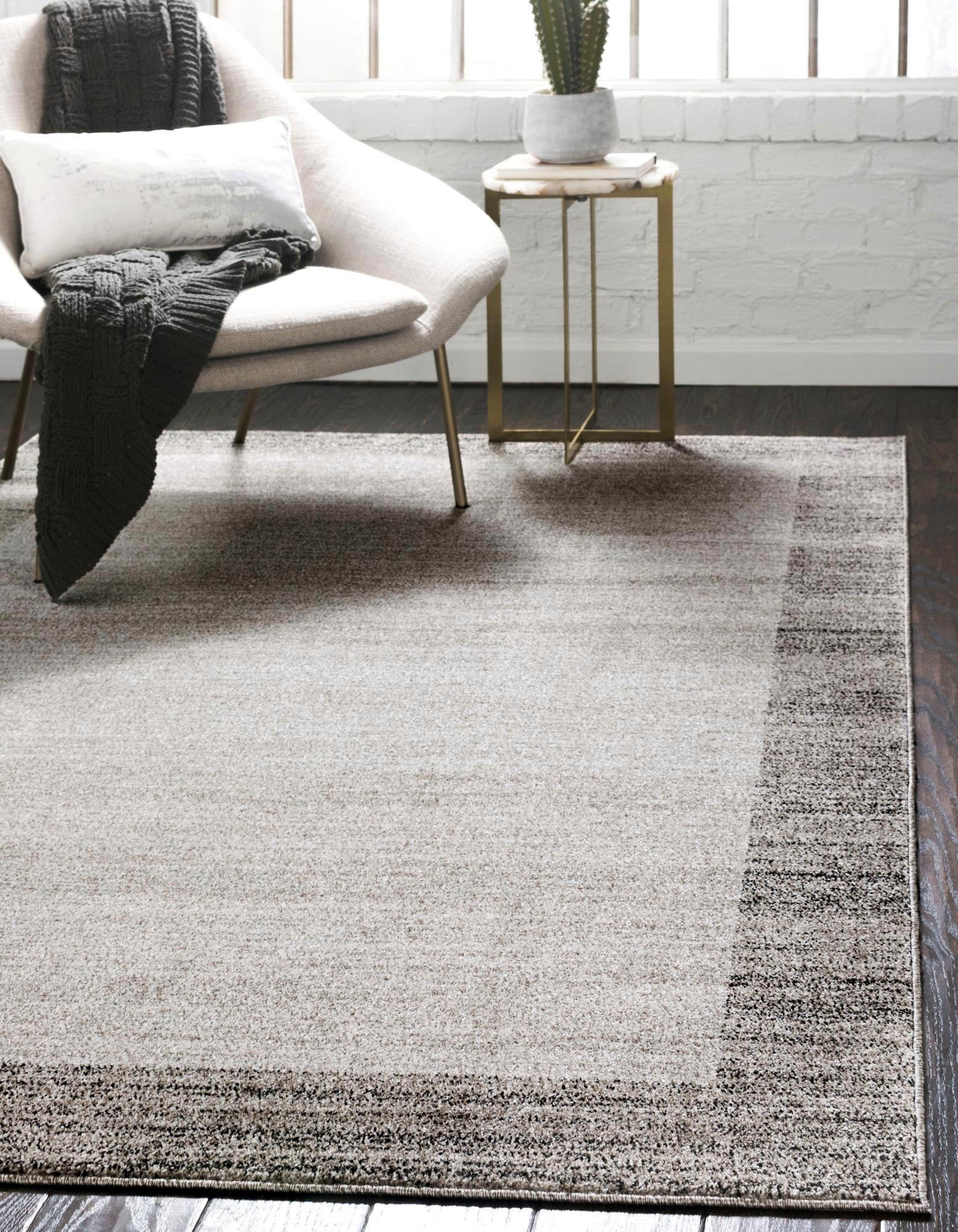 Myflair Möbel & Accessoires Teppich »Good Times Lagerräumung«, rechteckig, 13 mm Höhe, Kurzflor, gewebt, melierte Optik, mit Bordüre