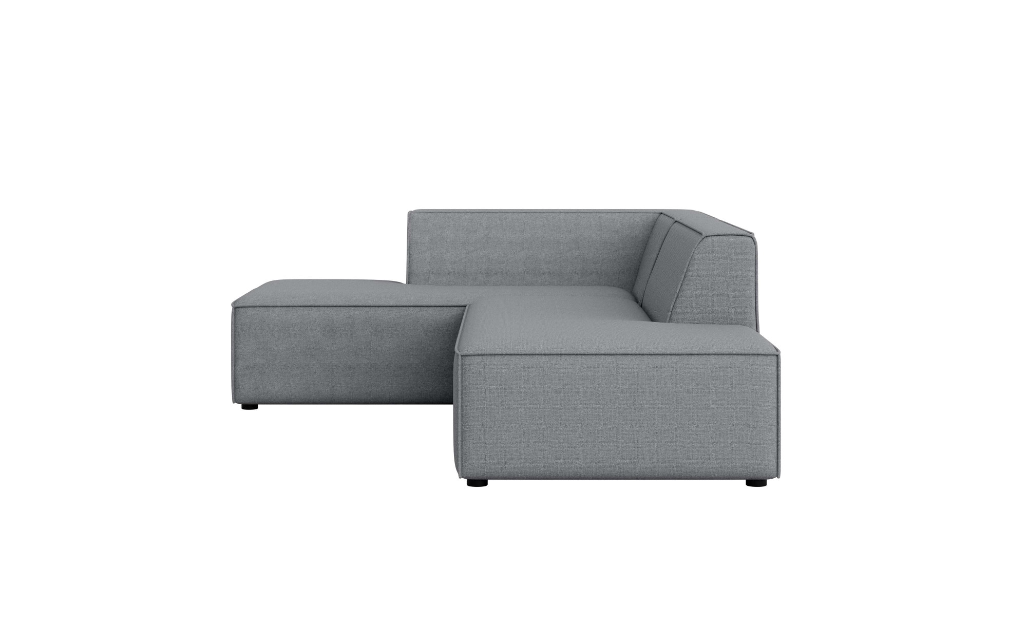 GOODproduct Ecksofa »Ecksofa Cavan mit Ottomane links oder rechts bestellbar« L-Form mit Wellenunterfederung, Masse B/T/H: 270/180/72 cm
