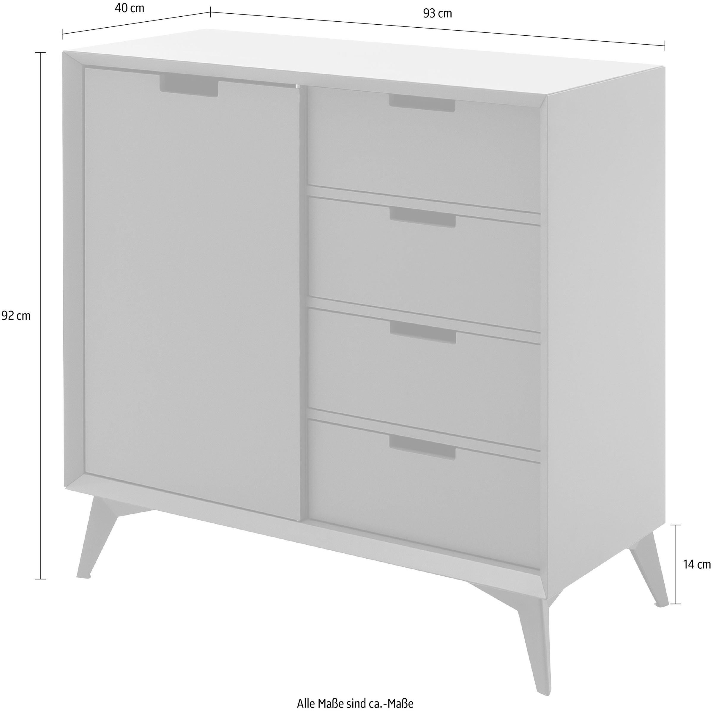 MCA furniture Highboard »Netanja« Breite ca. 93 cm