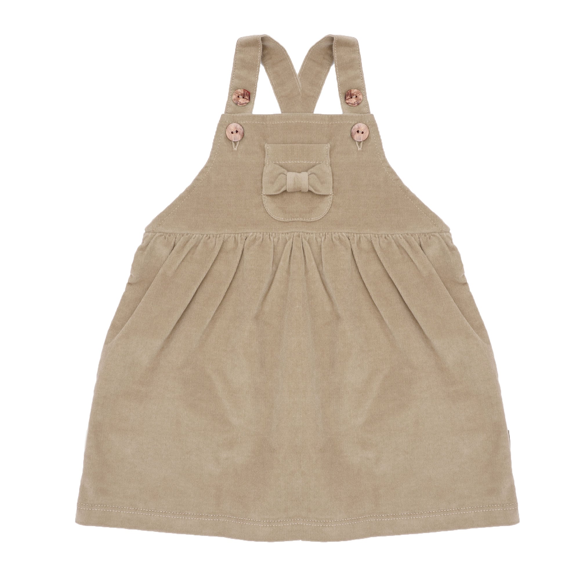 Image of MAXIMO Latzkleid aufgesetzte Tasche Baumwollmix, Stretch-Cord, mit Trägern, Gummizug, mit Brusttasche