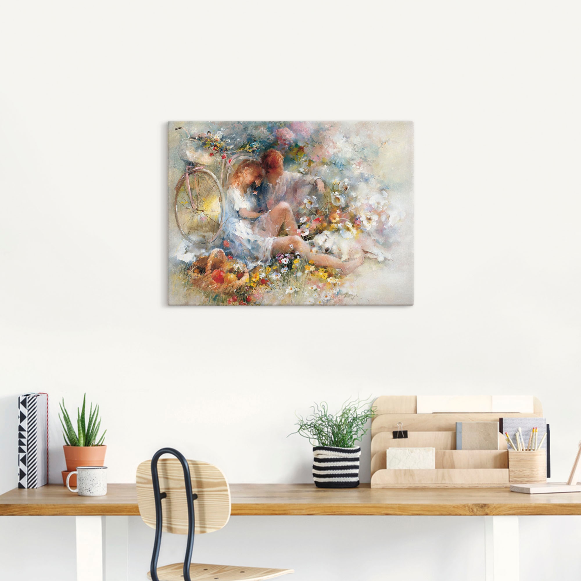 Artland Wandbild »Reise im Frühjahr«, Paar, (1 St.), als Leinwandbild, Poster, Wandaufkleber in verschied. Grössen