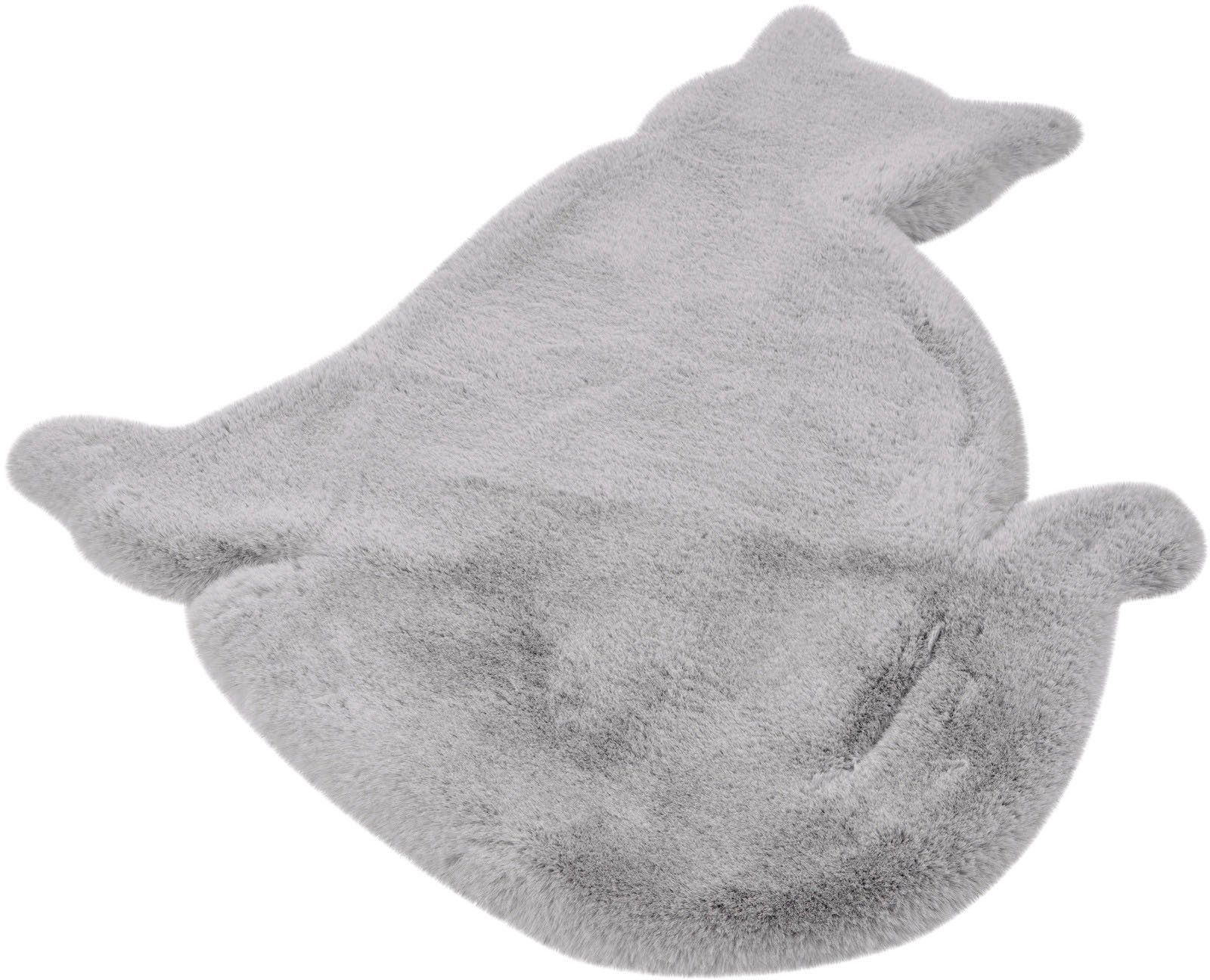 Image of Lüttenhütt Kinderteppich »Katze«, Motivform, 36 mm Höhe, weich und flauschig, einfarbig, idealer Teppich fürs Kinderzimmer bei Ackermann Versand Schweiz