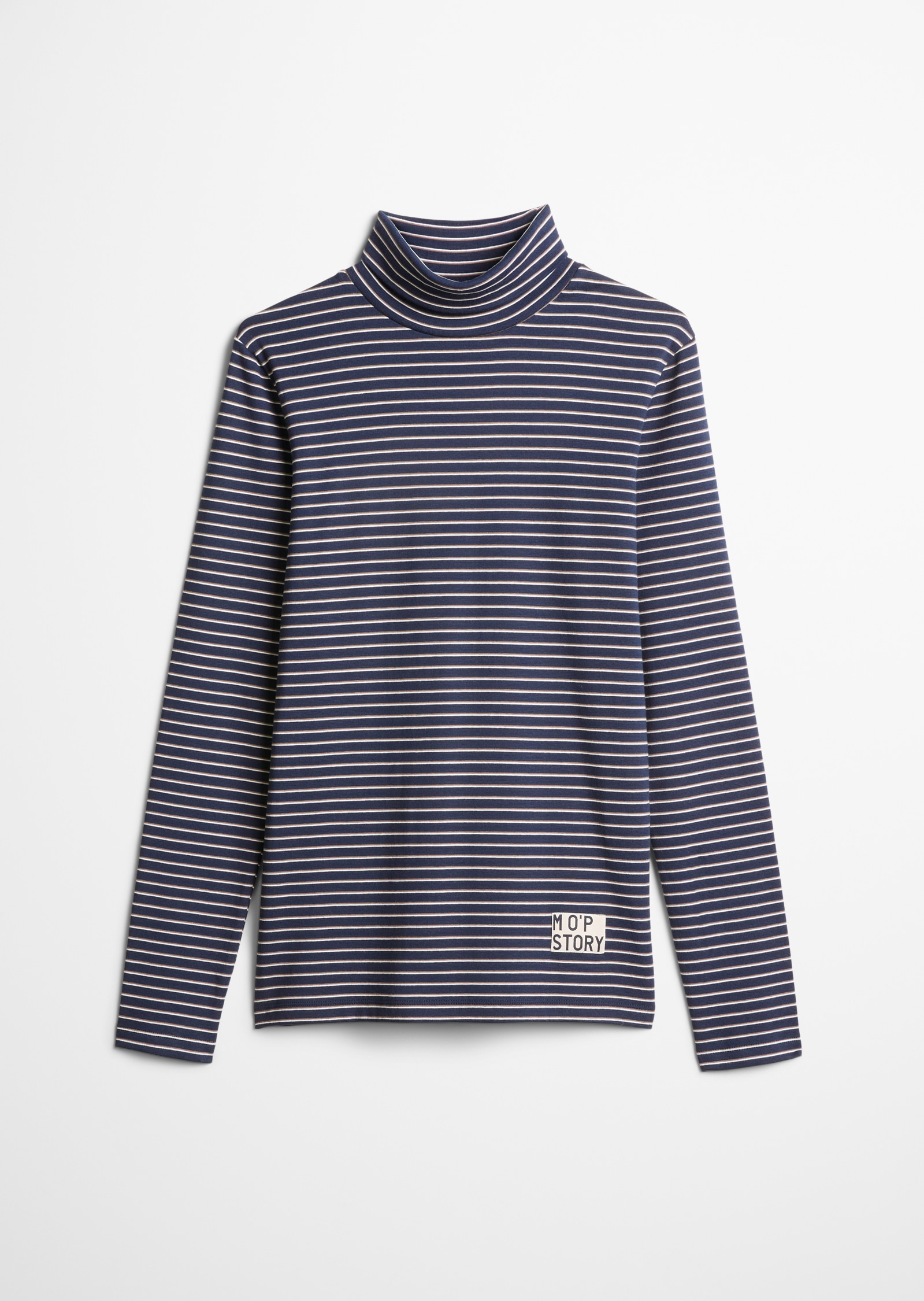 Marc O'Polo Rollkragenshirt geringelt, Rollkragen
