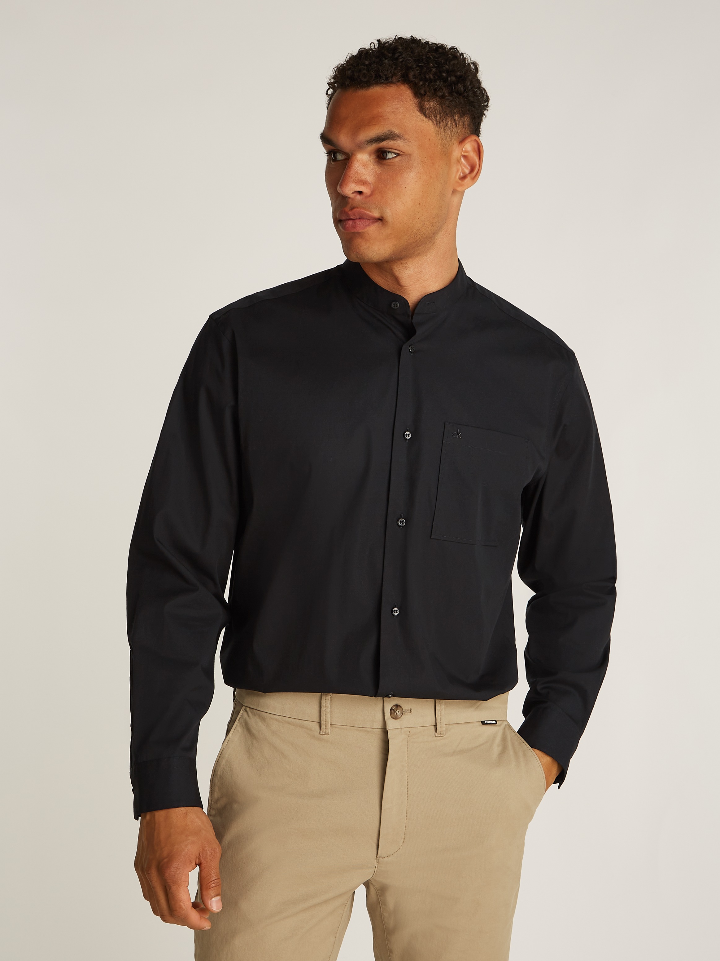 Calvin Klein Kurzarmhemd »POPLIN MODERN S/S POCKETS SHIRT«