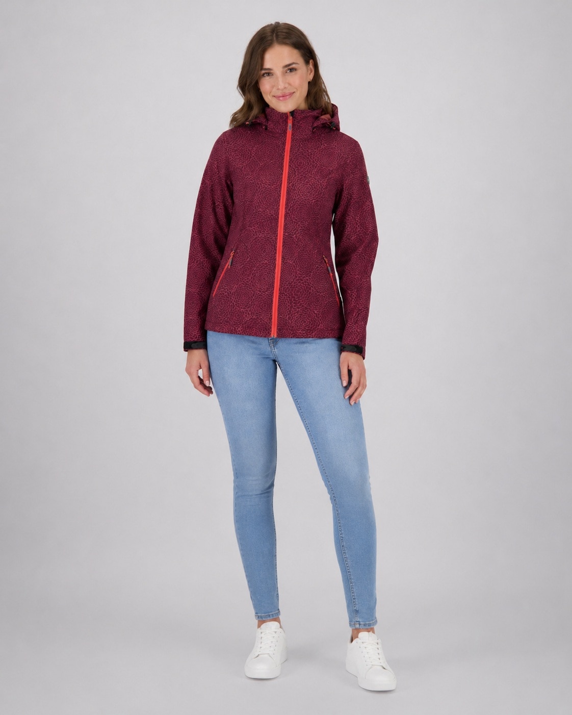 LPO Funktionsjacke »Funktionsjacke Shelby – X-TEC-Membran mit 8.000 mm Wassersäule« mit Kapuze leichte Funktionsjacke mit abnehmbarer Kapuze