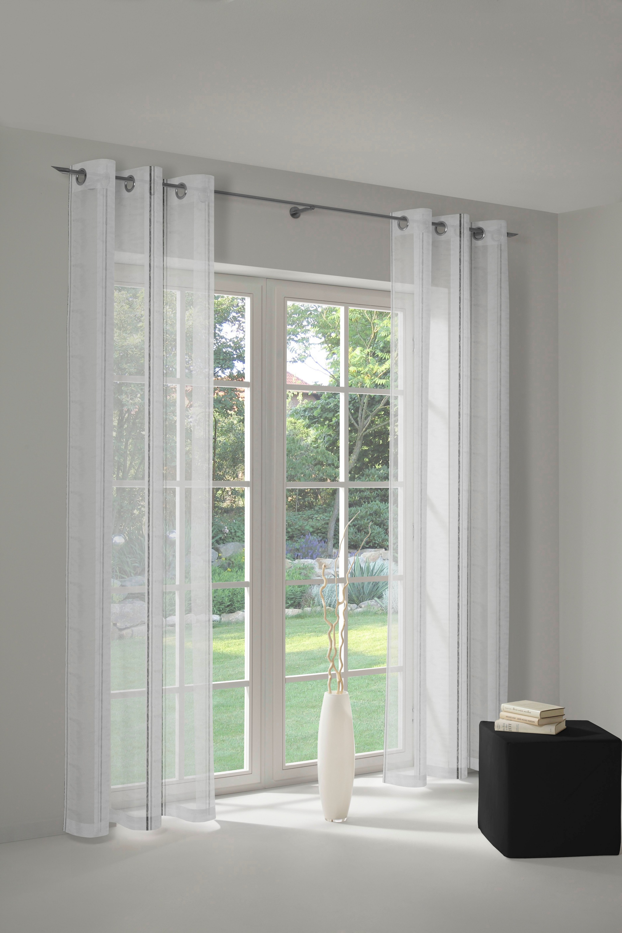 Wirth Rideau »Chloé« Oeillets 1 cuis tlg. Fertigstore mit Ösen (Ø 4 cm) nach Mass