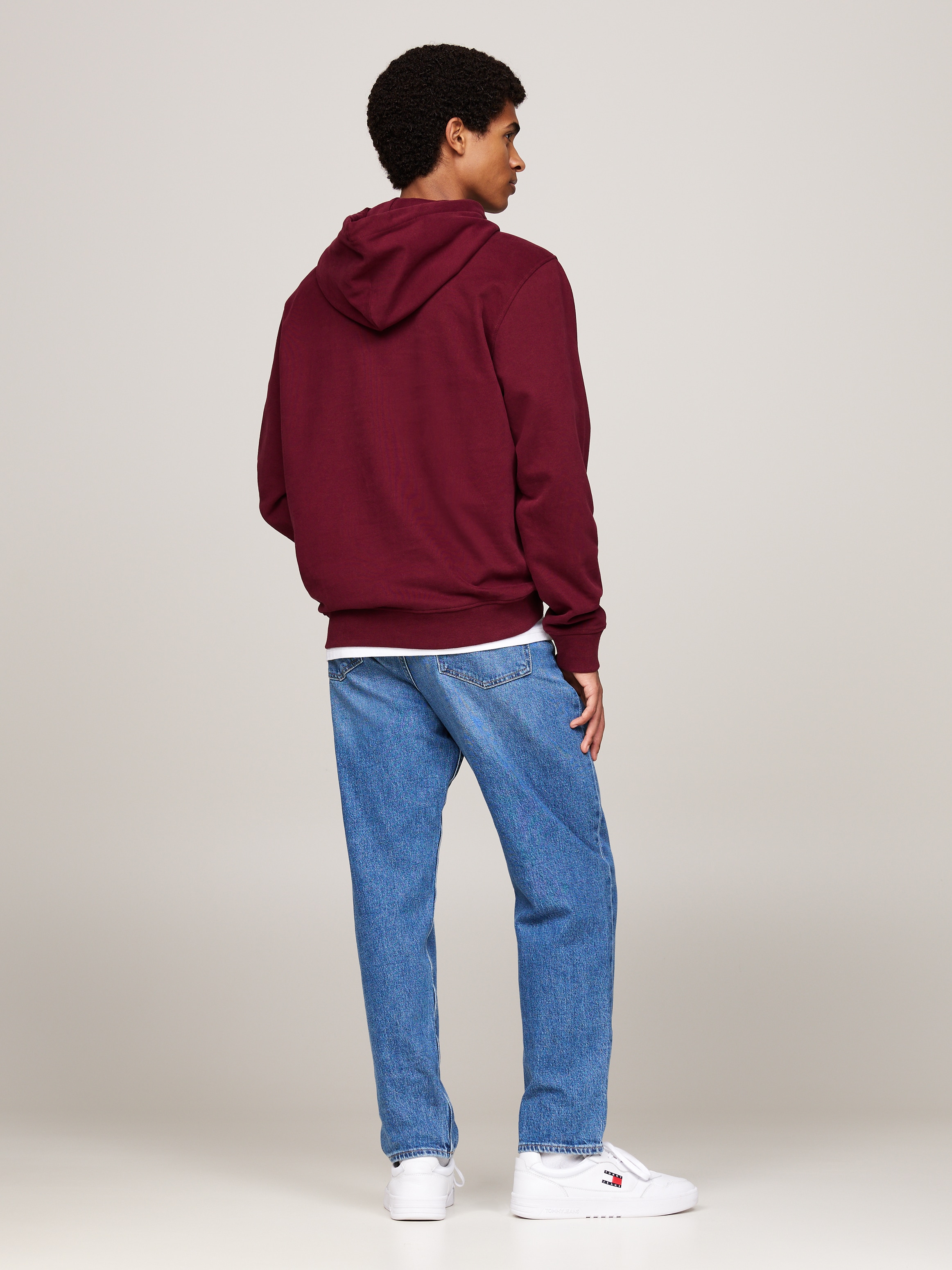 Tommy Jeans Plus Kapuzensweatshirt »TJM REG ESSENTIAL FLAG HOOD EXT«, Grosse Grössen