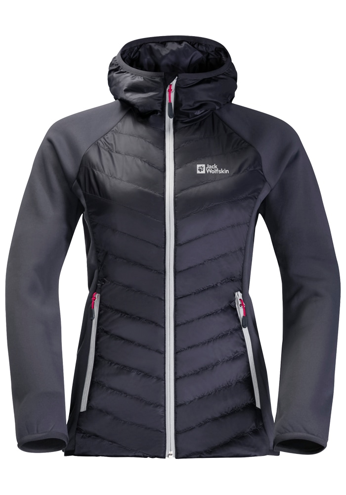 Jack Wolfskin Hybridjacke »ROUTEBURN PRO HYBRID W«, mit Kapuze