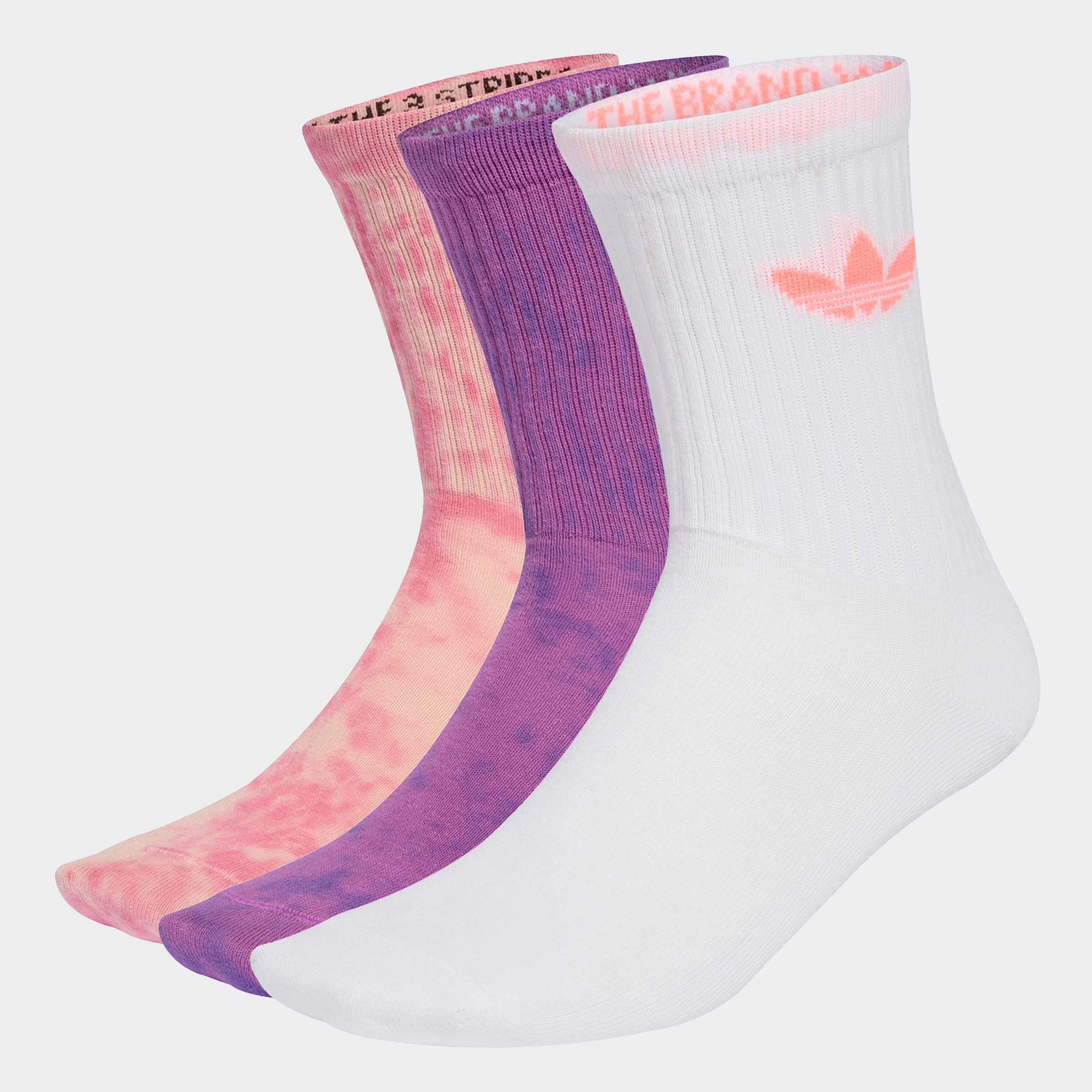 Image of adidas Originals Sportsocken "TIE DYE CREW, 3 PAAR" 3 Paar tlg. für sportive Aktivitäten und Laufen, mit Batikfärbetechnik