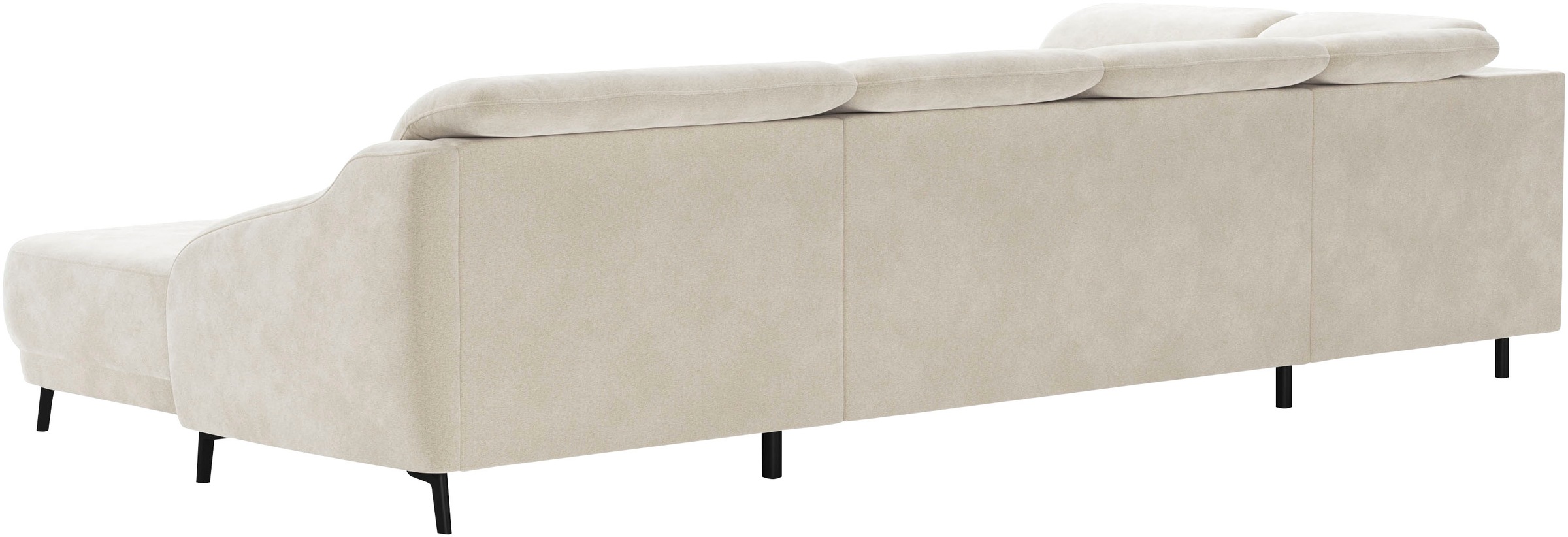 sit&more Wohnlandschaft »Blues U-Form«, inkl. Kopfteilverstellung, wahlweise mit Klapptisch und USB