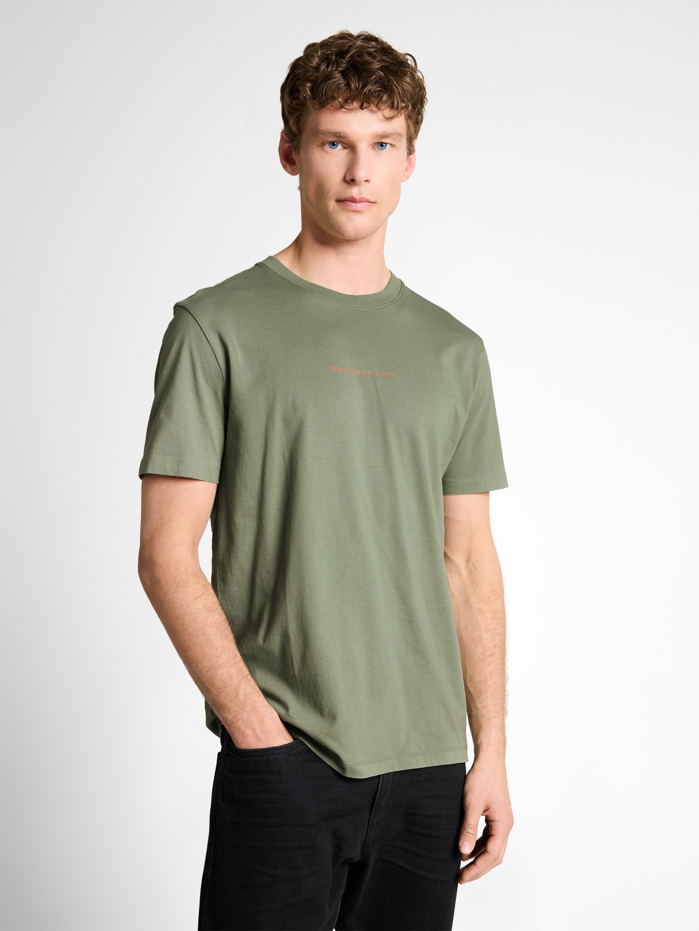 Image of TOM TAILOR Denim Kurzarmshirt mit grossem Rückenprint