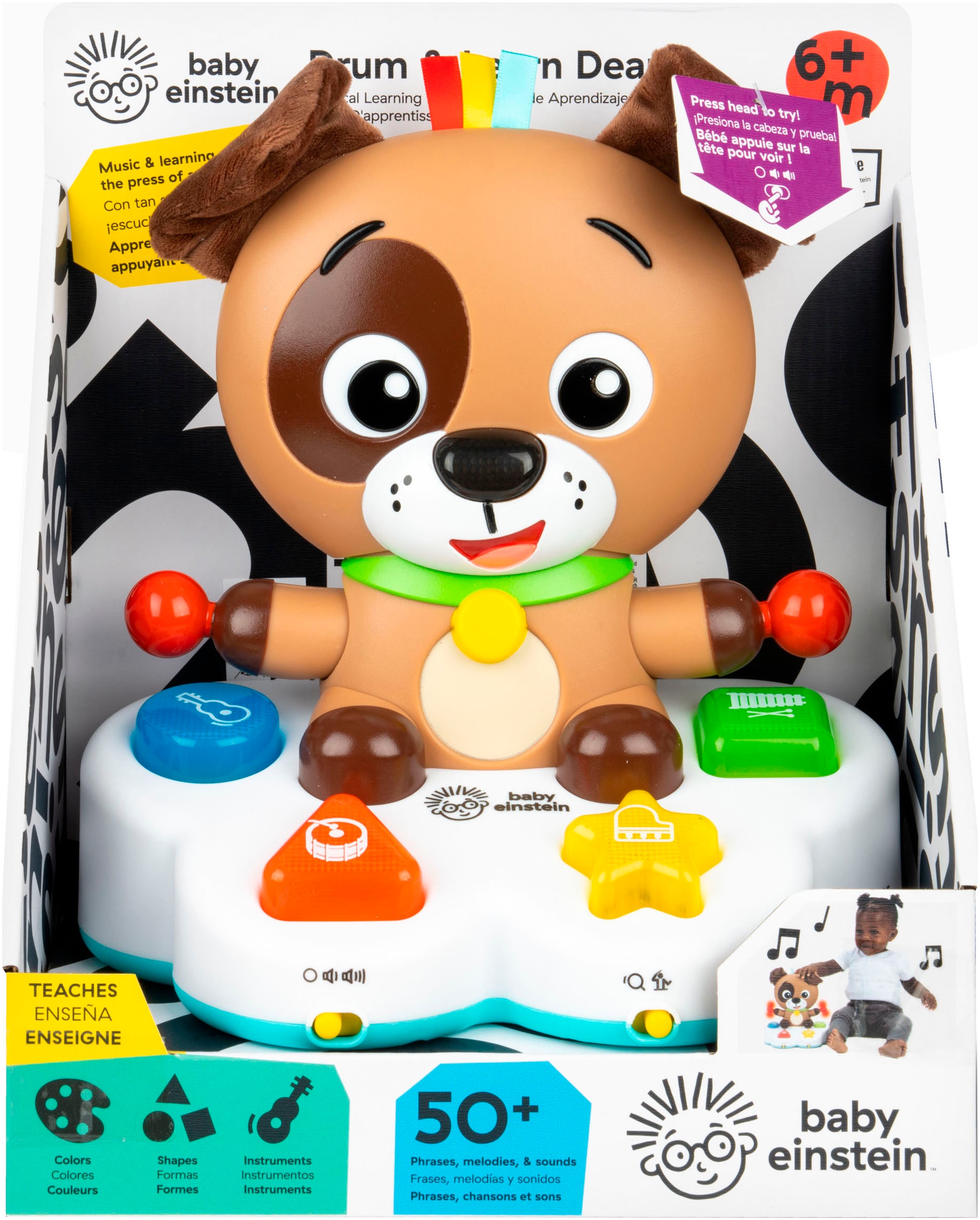 Baby Einstein Jouets éducatifs »Drum & Learn Dean  Musical Learning Toy« mit Licht und Sound