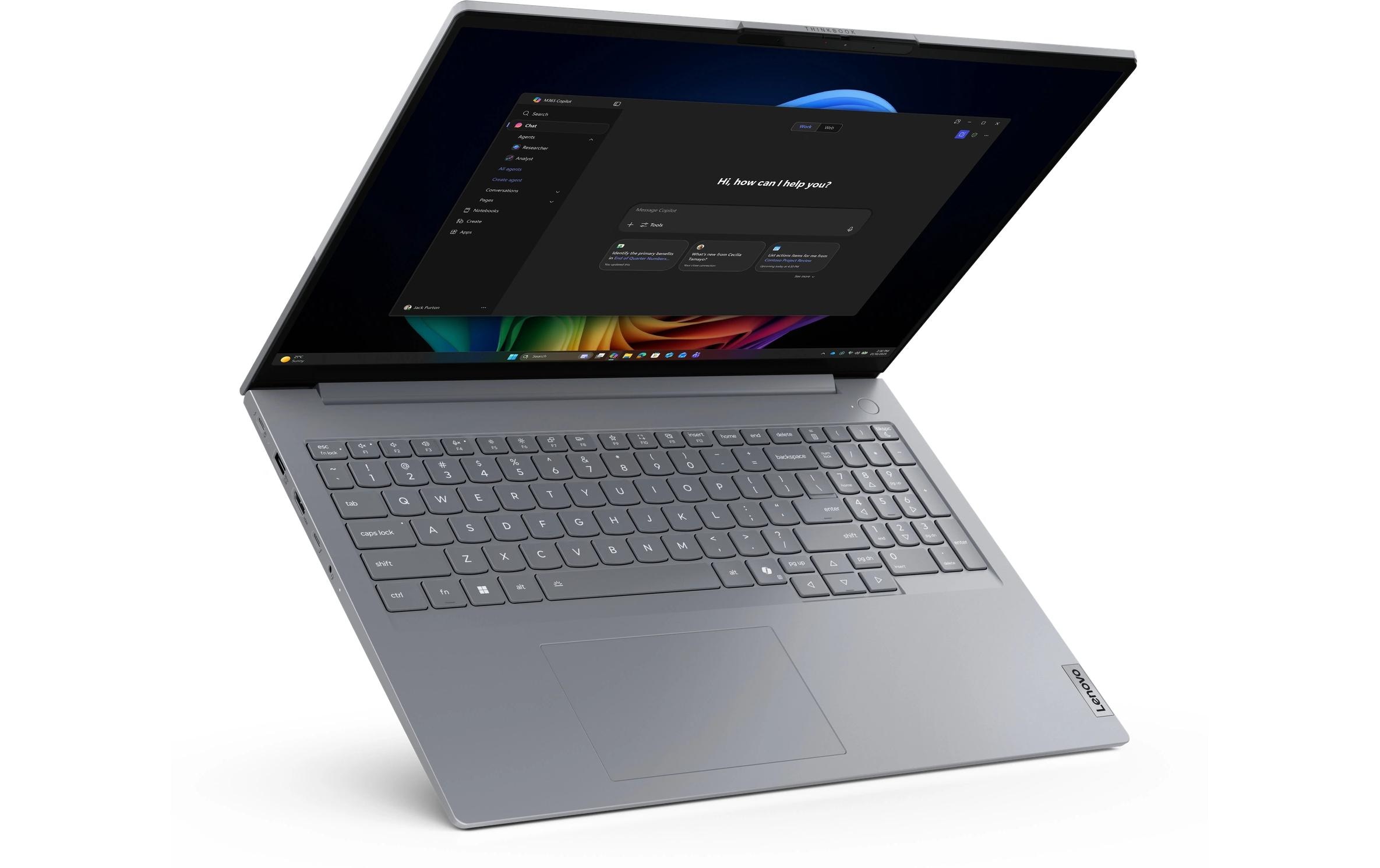 Lenovo Ordinateur portable professionnel »16 G9 IPL Copilot+ PC« / 16 ″ Intel Core Ultra 7
