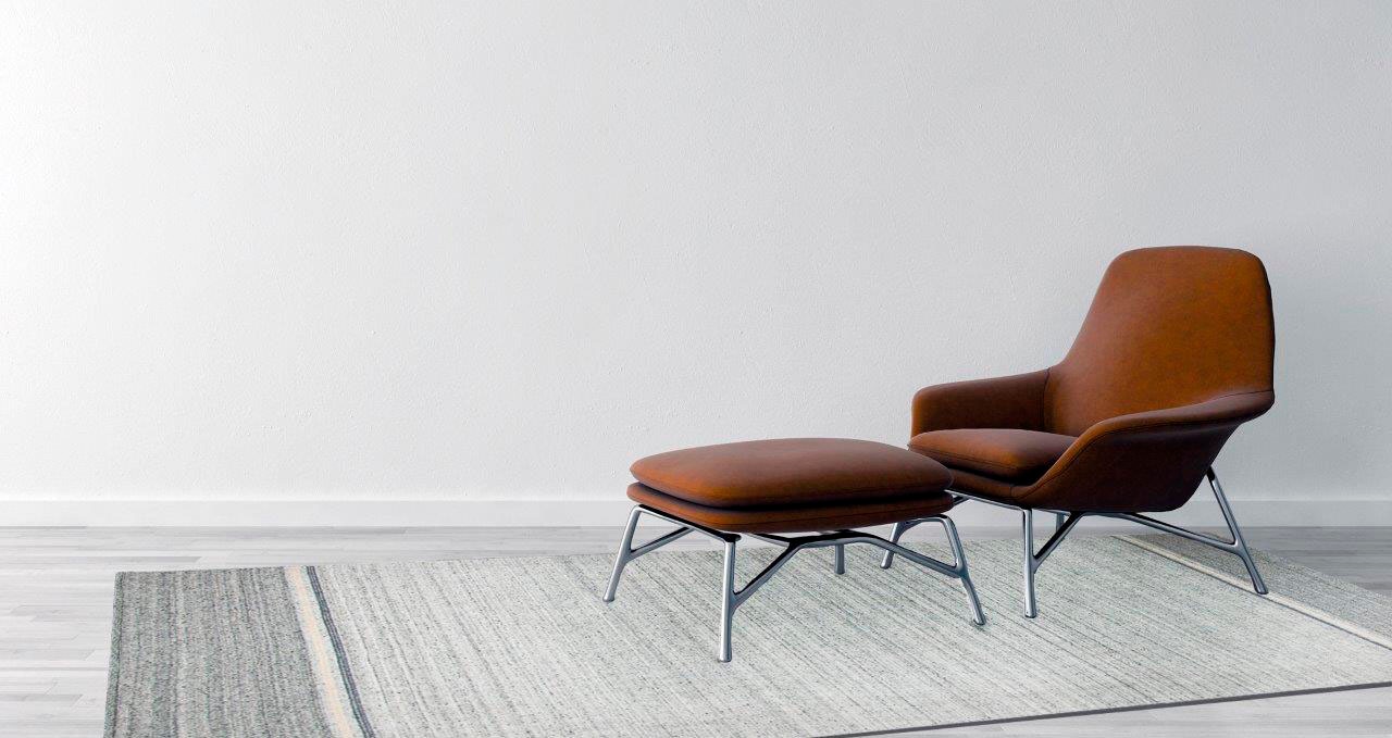 Image of THEKO Teppich "Alaska" rechteckig 7 mm Höhe handgewebt, meliert, Wendeteppich, ideal im Wohnzimmer & Schlafzimmer
