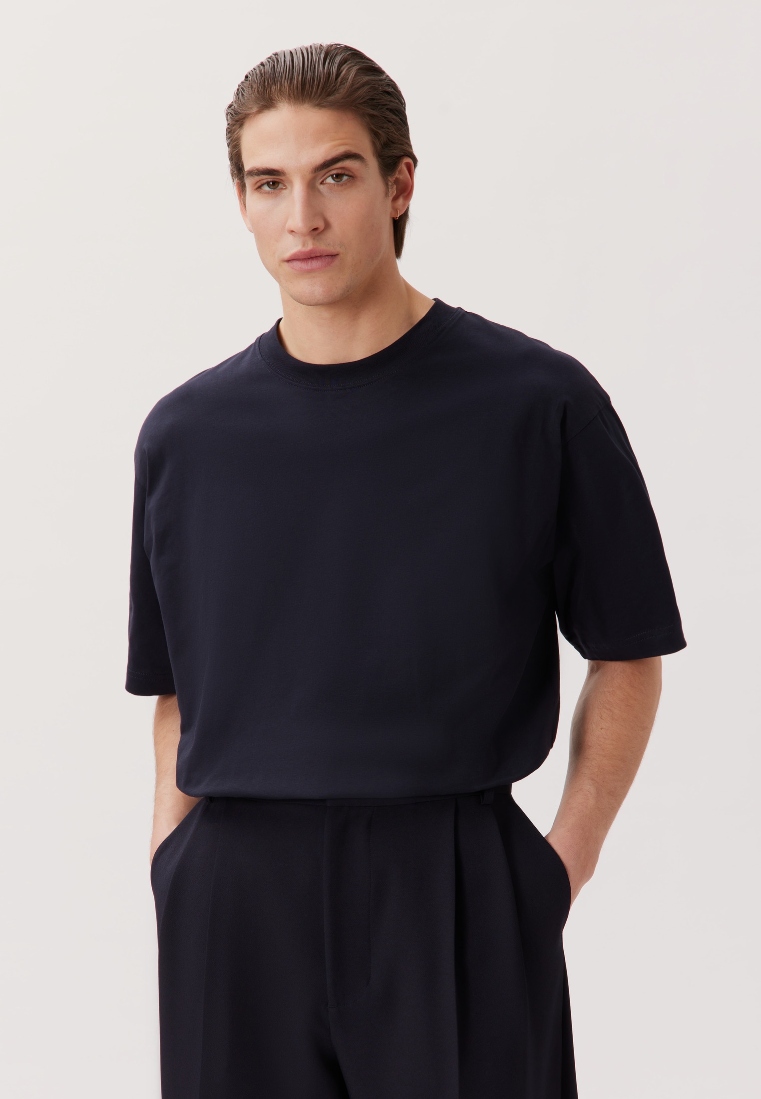 studio seidensticker »Studio« 1/2 Rundhals Uni