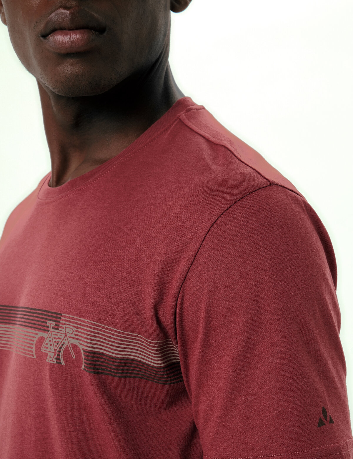 VAUDE »MEN'S CYCLIST T-SHIRT V« coupe sportive, manches courtes, pour activités variées