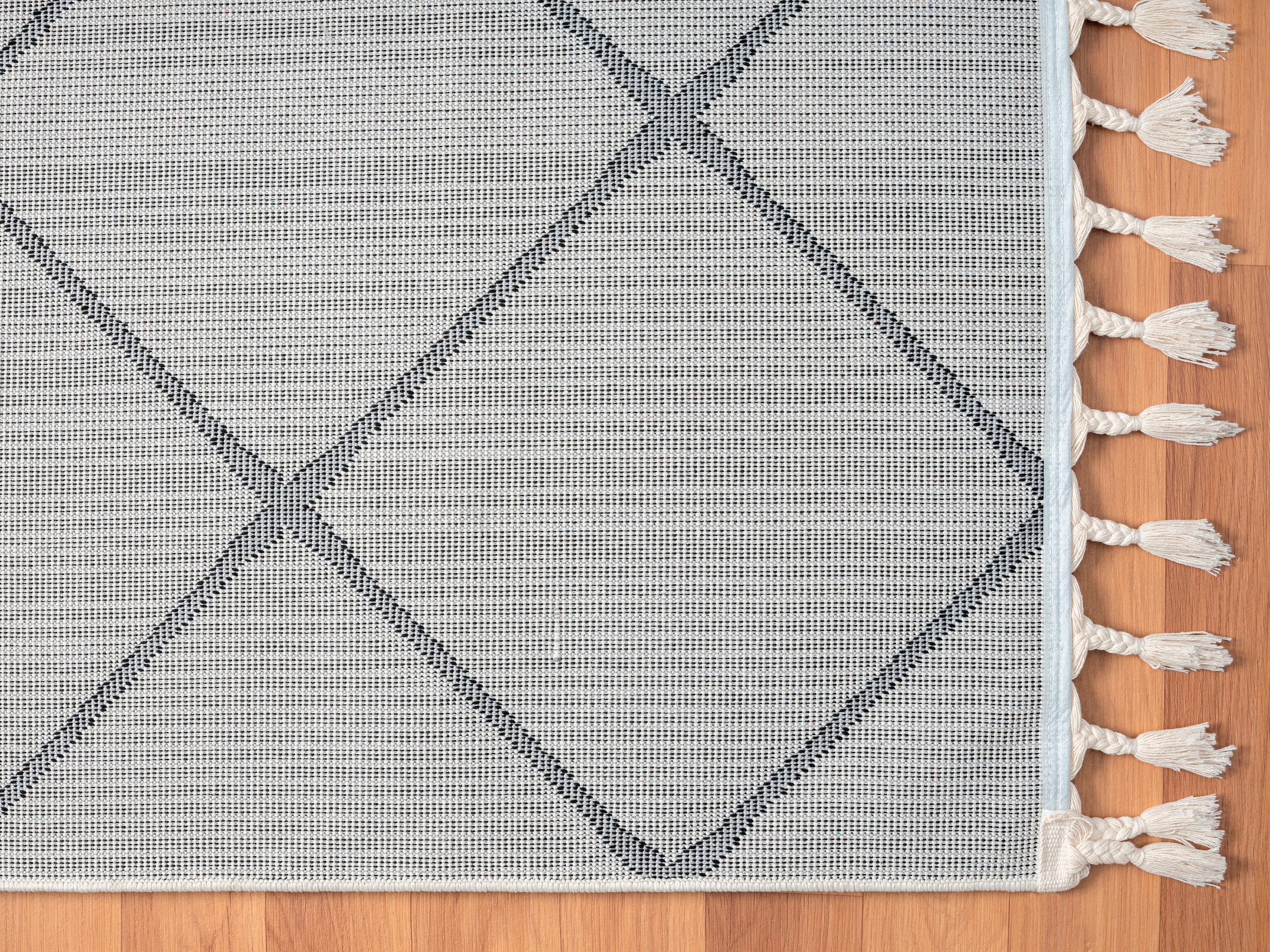 Myflair Möbel & Accessoires Hochflor-Teppich »Moroccan Square«, rechteckig, 24 mm Höhe, modern, marokkanisches Design, Rauten Muster, weich durch Hochflor