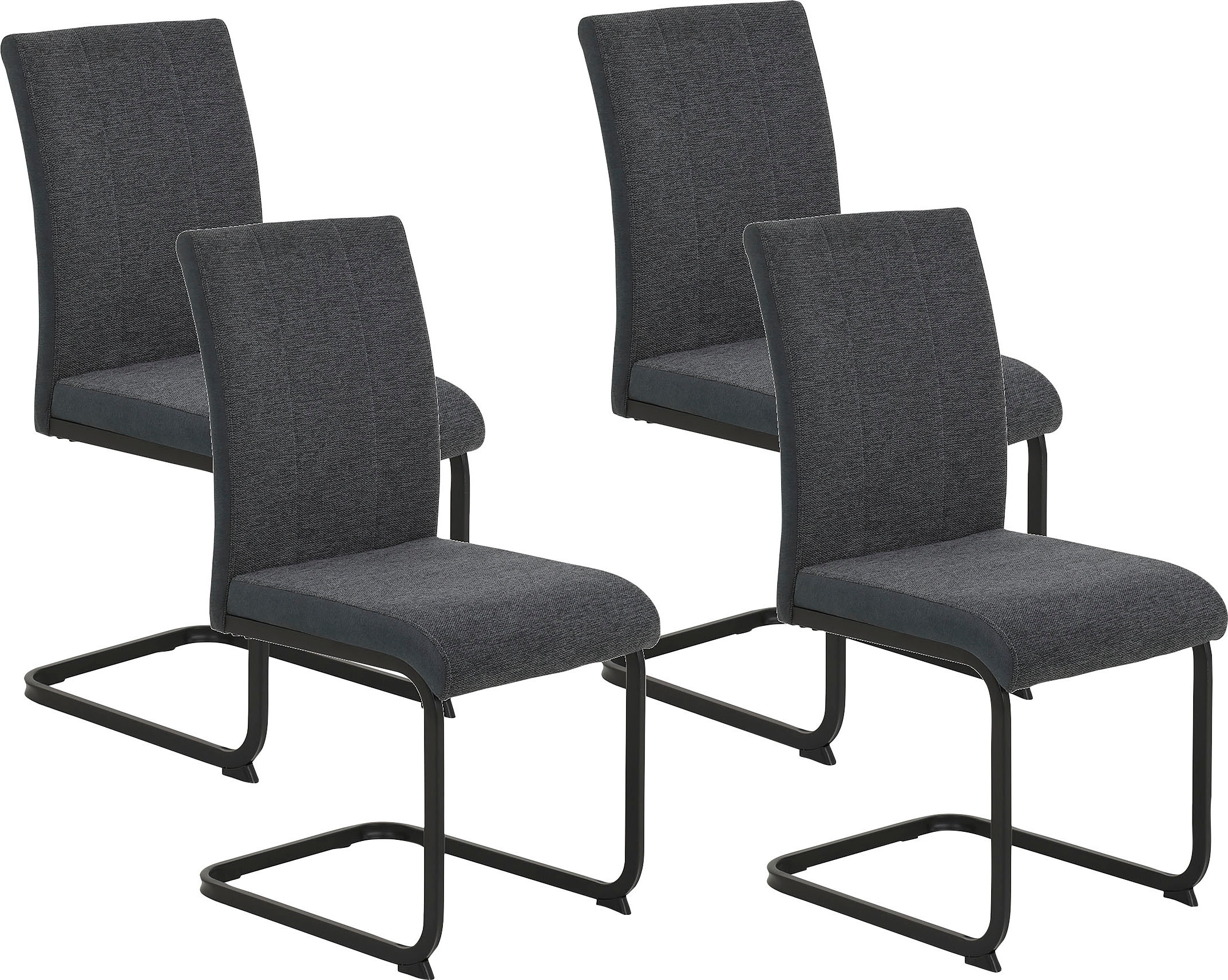 Image of HELA Freischwinger "LINN" (Set) 4 Stk.Esszimmerstuhl im praktischen 2er oder 4er Set